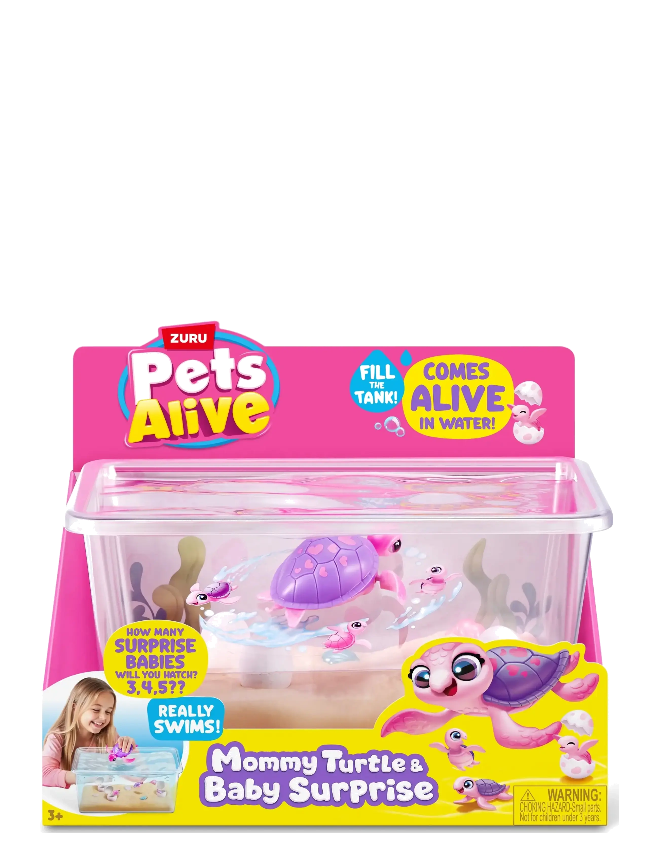 PETS ALIVE - PETS ALIVE MOMMY TURTLE SURPRISE - muud veemänguasjad - multi - 2