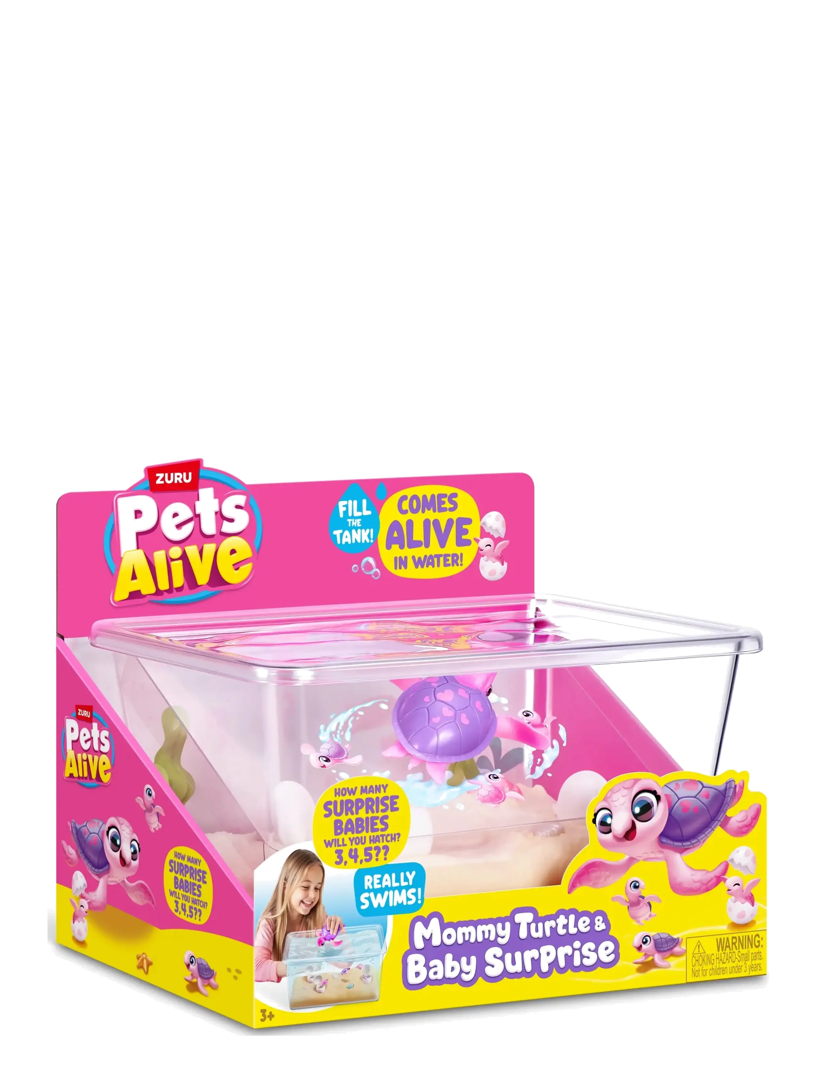 PETS ALIVE - PETS ALIVE MOMMY TURTLE SURPRISE - muud veemänguasjad - multi - 3