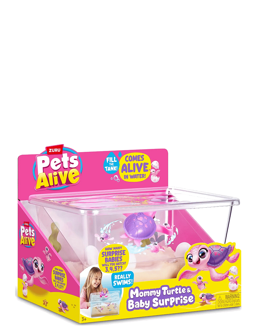 PETS ALIVE - PETS ALIVE MOMMY TURTLE SURPRISE - muud veemänguasjad - multi - 3
