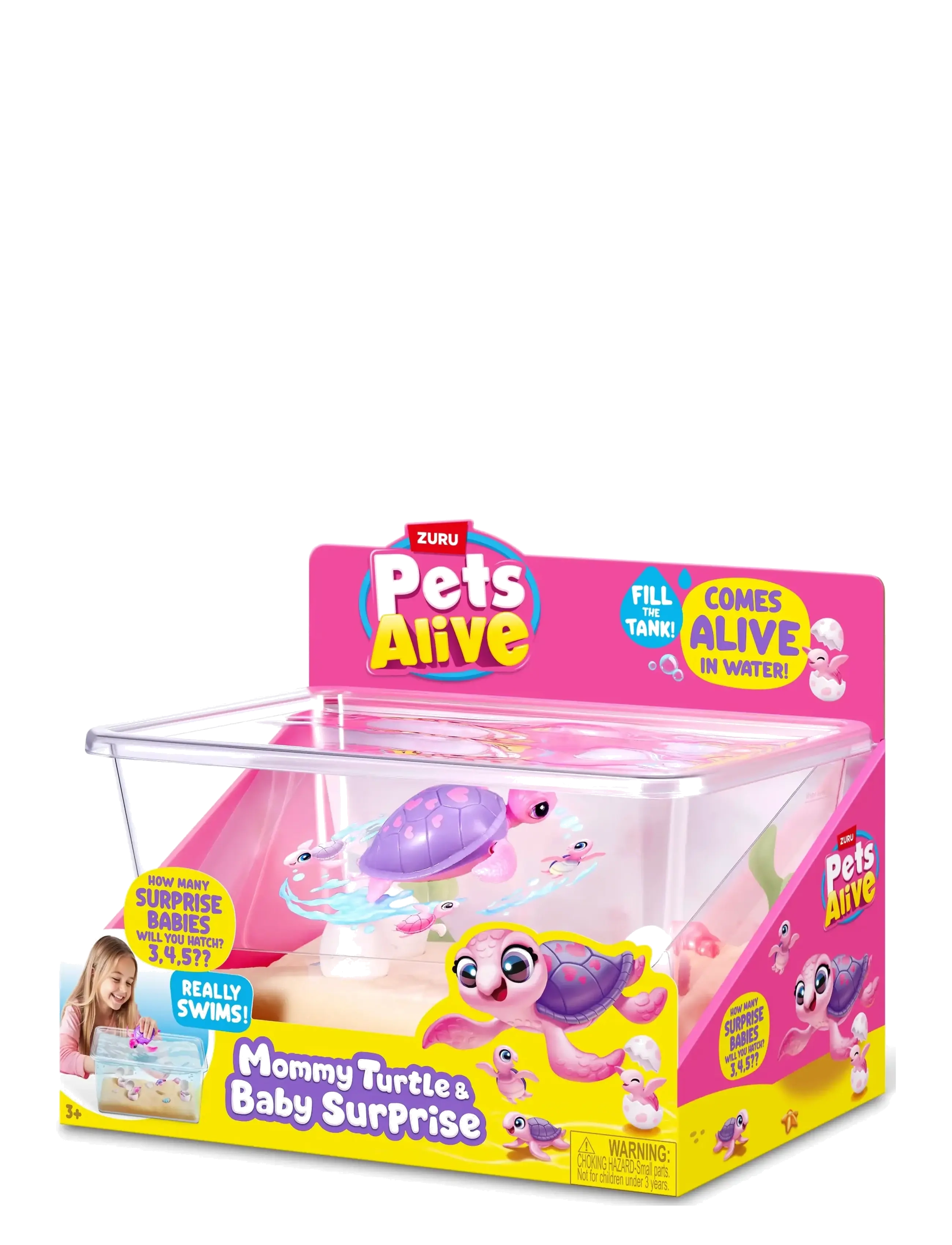 PETS ALIVE - PETS ALIVE MOMMY TURTLE SURPRISE - muud veemänguasjad - multi - 5