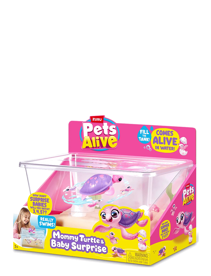 PETS ALIVE - PETS ALIVE MOMMY TURTLE SURPRISE - muud veemänguasjad - multi - 5