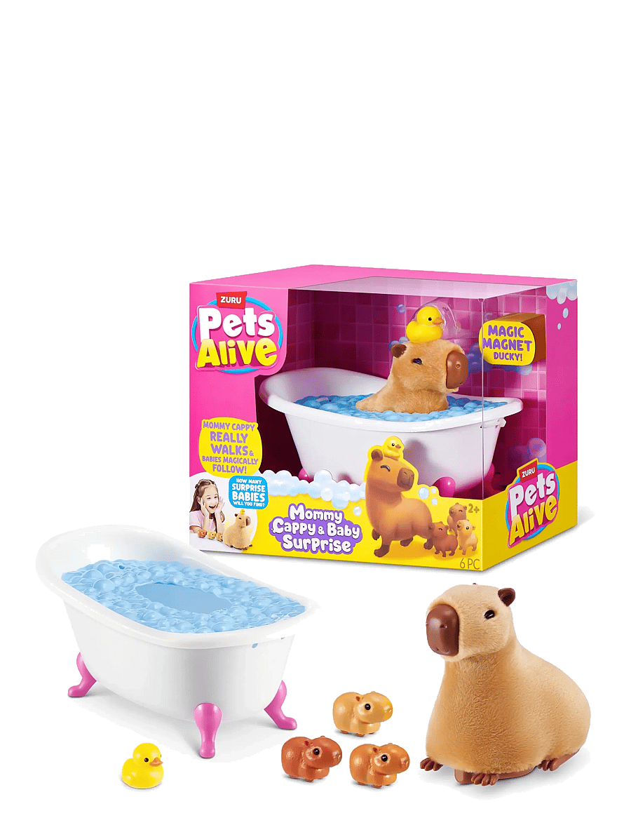 PETS ALIVE - PETS ALIVE MOMMY CAPYBARA & BABY SURPRISE - interaktiivsed loomad - multi - 0
