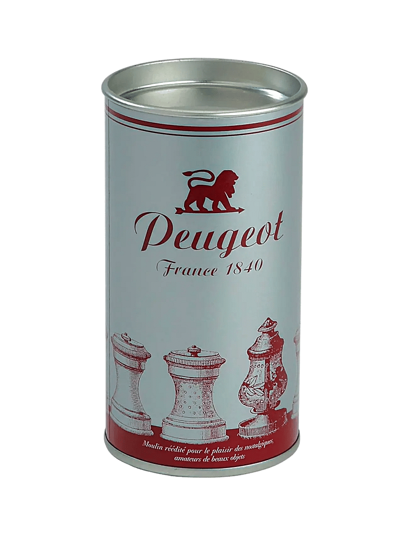 Peugeot - Palace Pepper Mill Brown / Silver Plated 10cm - salz- & pfefferstreuer - silver-plated metal/wood with patina - 1