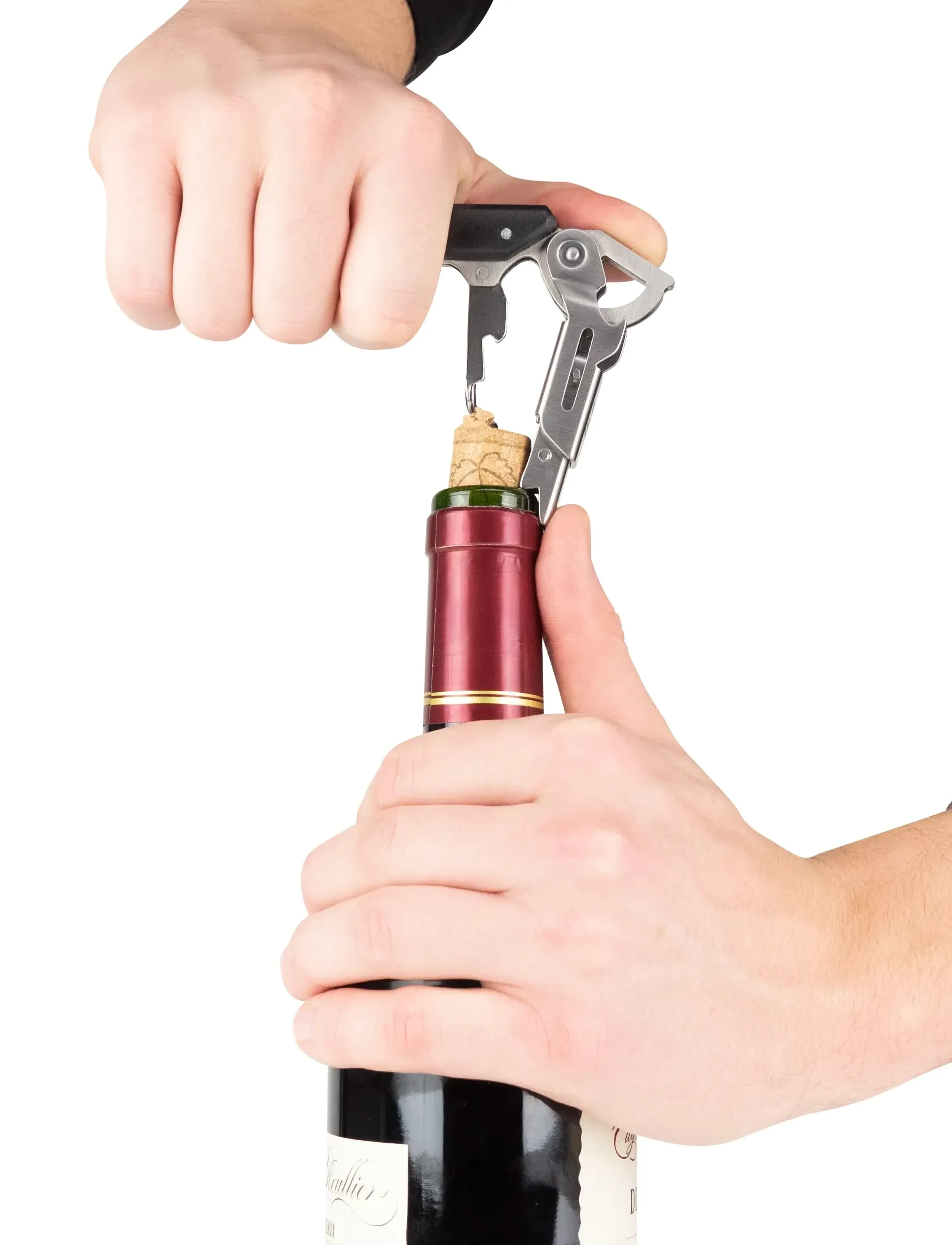 Peugeot Clavelin Sort Sommelier Proptrækker, 14 cm, Black, Tilbehør Til Drinks Og Barer > Flaskeåbnere Og Vinpropper, Unisex