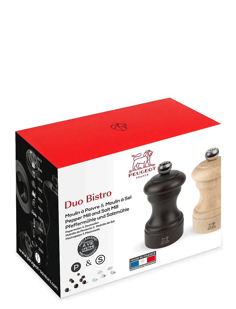 Peugeot - Bistro set PM+SM Choco/nat., wood, 10cm - nach preis einkaufen - natural/chocolate - 1