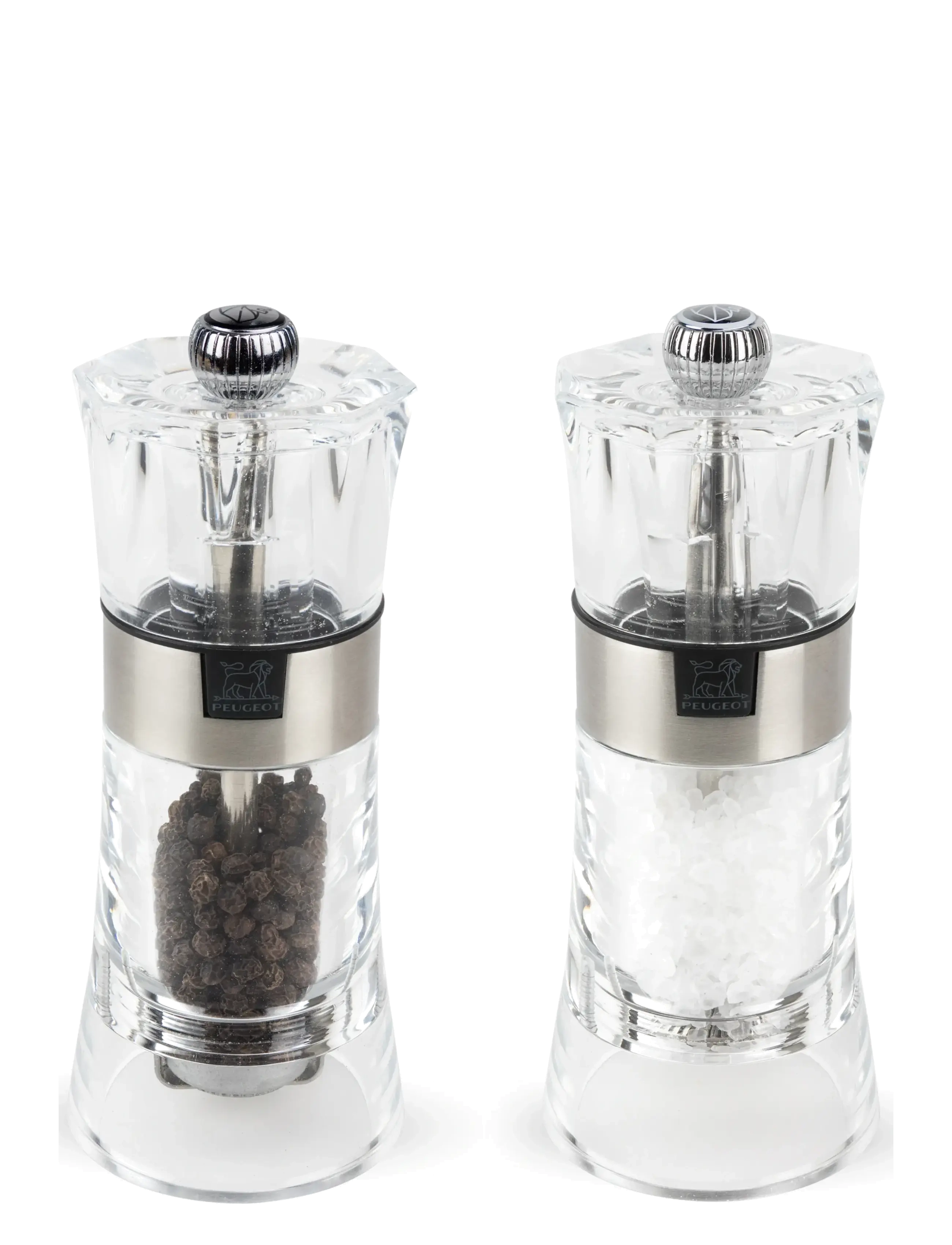 Peugeot Oslo Duo Pm+Sm Acryl 14Cm Nl, 14 cm, Grinders, Nackt - Salt & Pepper Shakers, Homeware