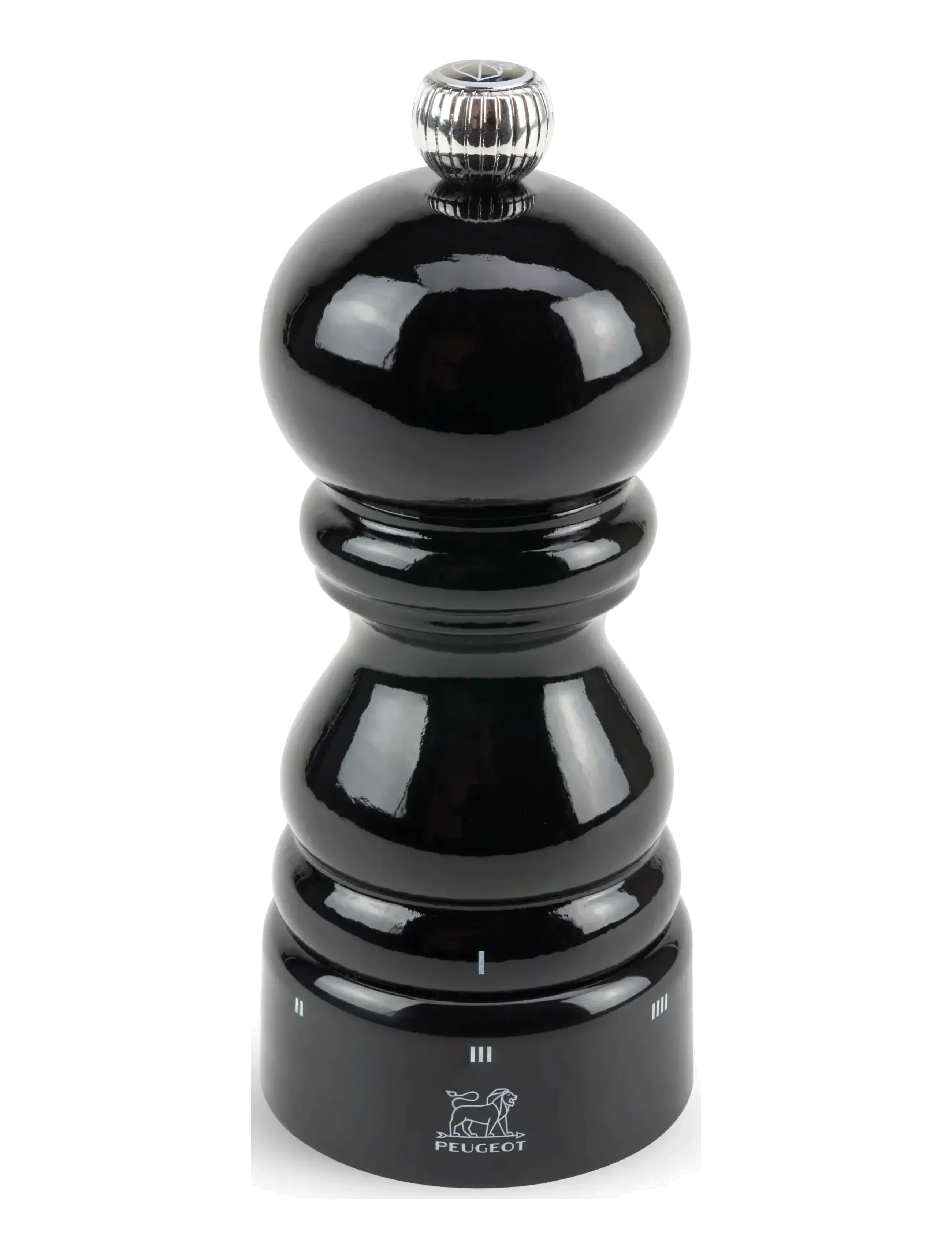 Paris Pepper Mill U'Select Wood, black lacquered 12 cm - BLACK LACQUERED