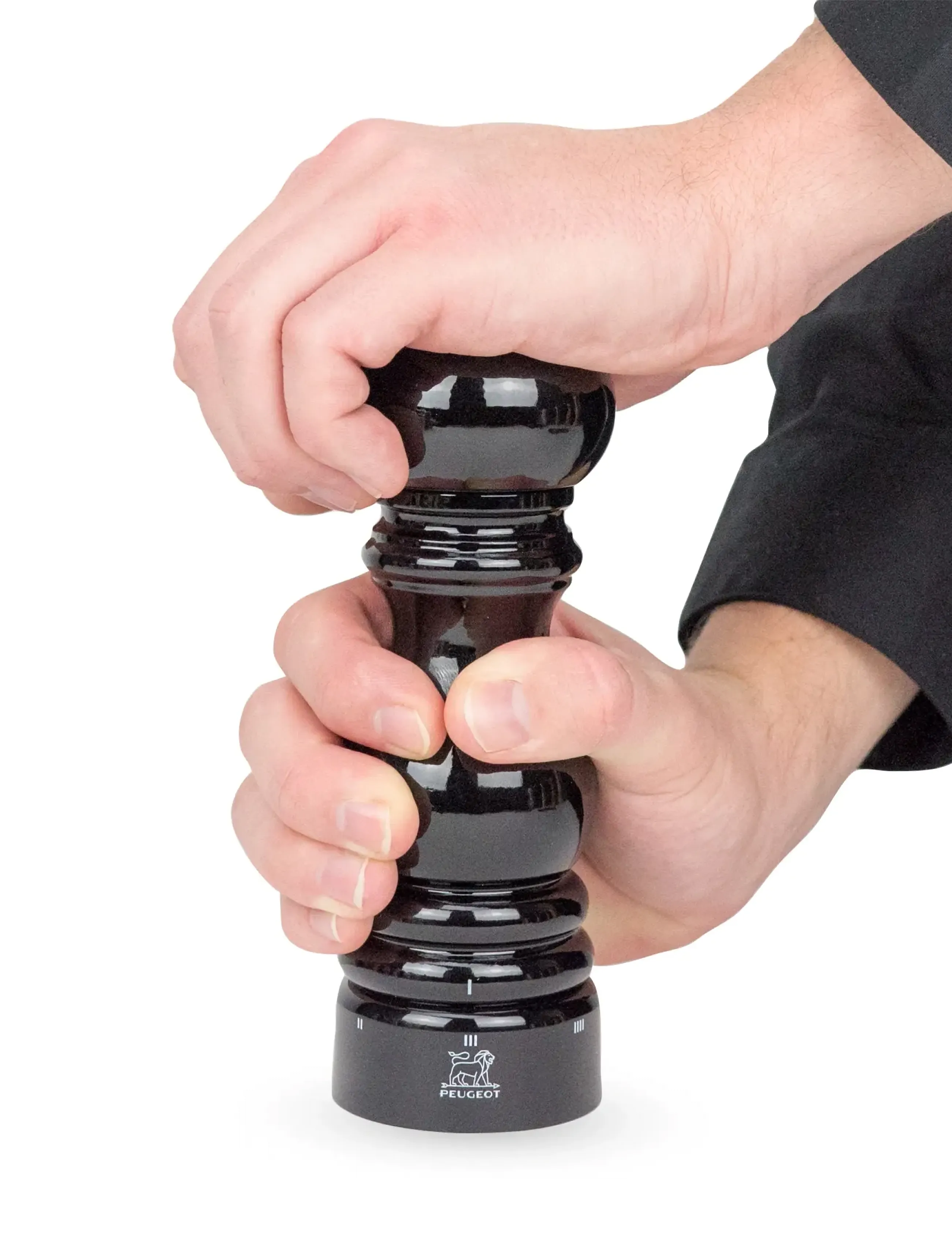 Peugeot Paris Peberkværn U'select Træ, Sortlakeret 12 Cm, cm, Grinders, Schwarz - Salt & Pepper Shakers, Homeware