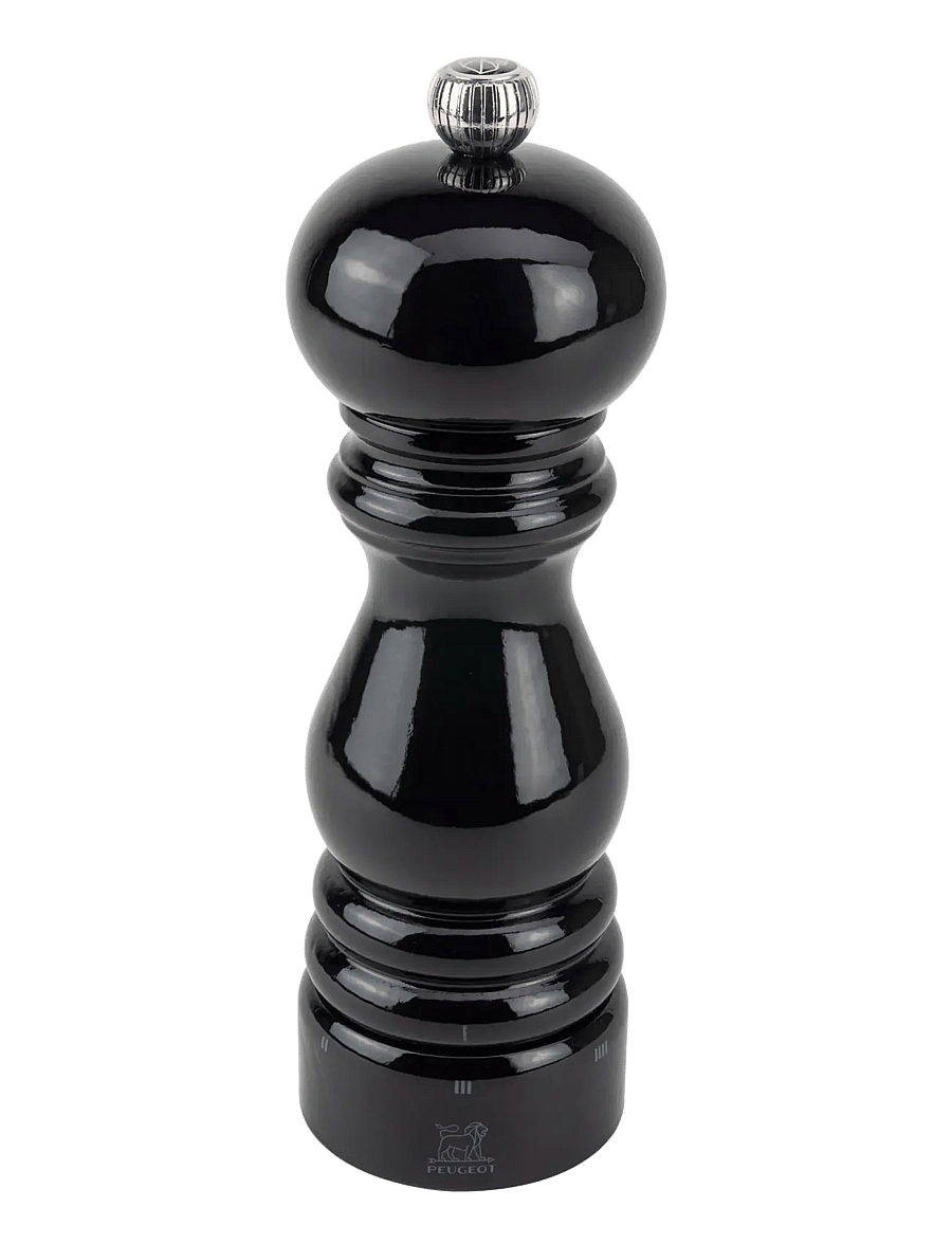 Peugeot - paris saltkværnu'select Z træ, sortlakeret 18cm - salz- & pfefferstreuer - black lacquered - 1