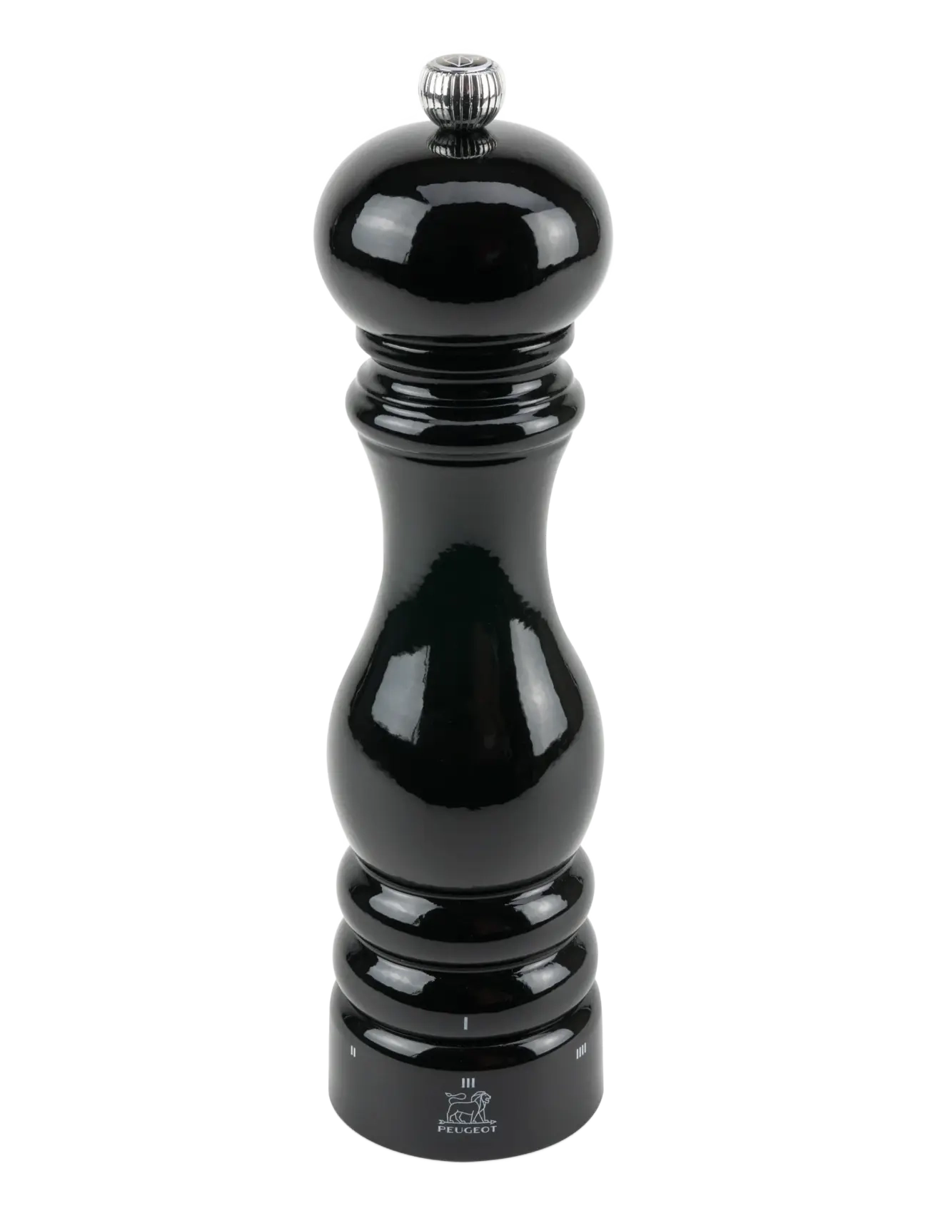 Peugeot - paris saltkværn u'select Z træ, sortlakeret 22cm - soola- ja pipraveskid - black lacquered - 1