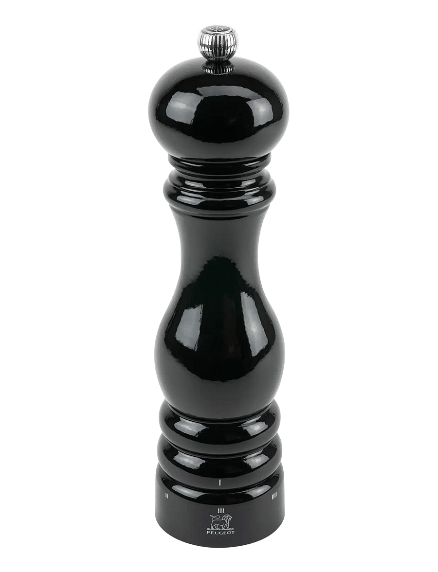 Peugeot - paris saltkværn u'select Z træ, sortlakeret 22cm - soola- ja pipraveskid - black lacquered - 1
