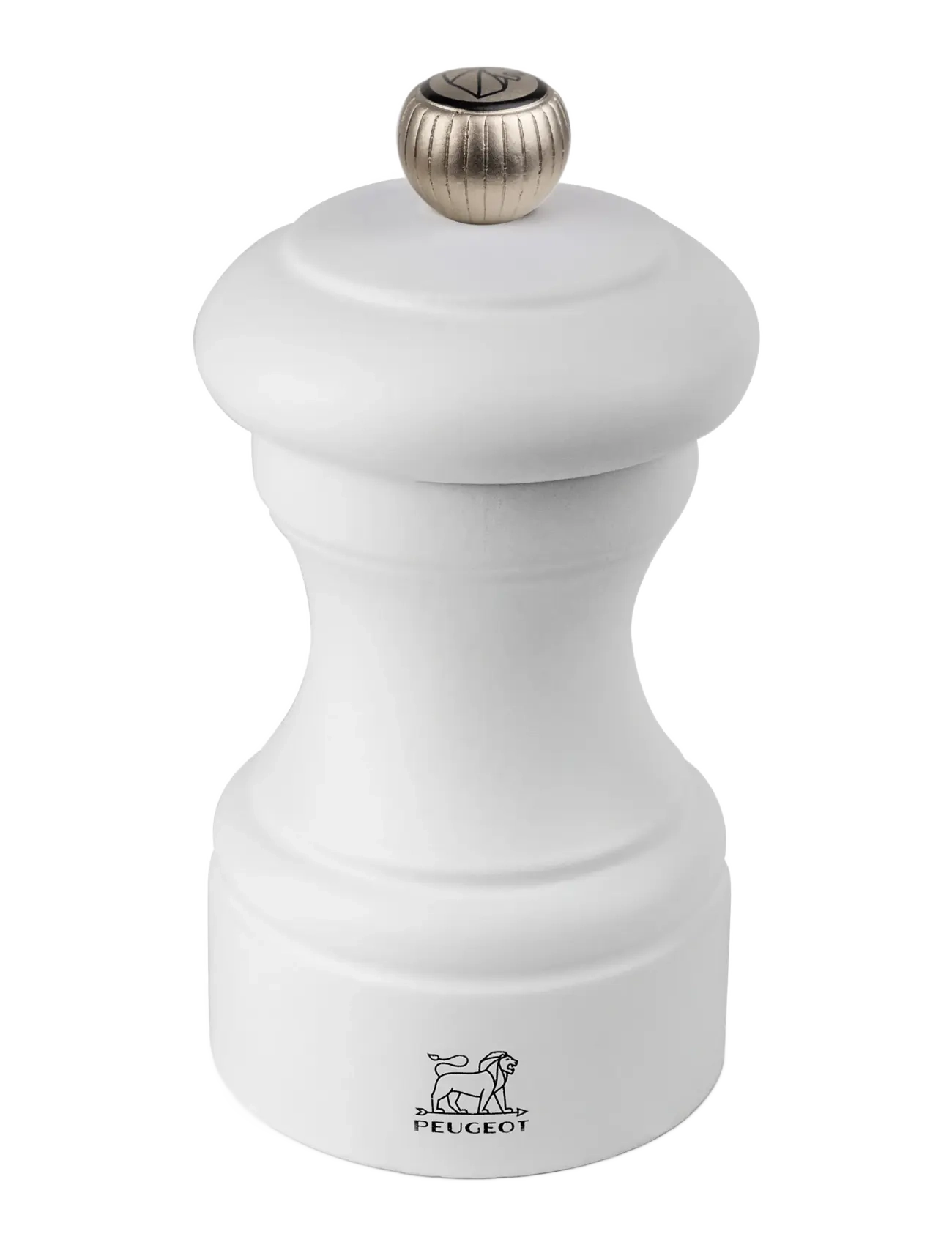 Bistro peberkværn træ hvid mat 10 cm - MATTE WHITE