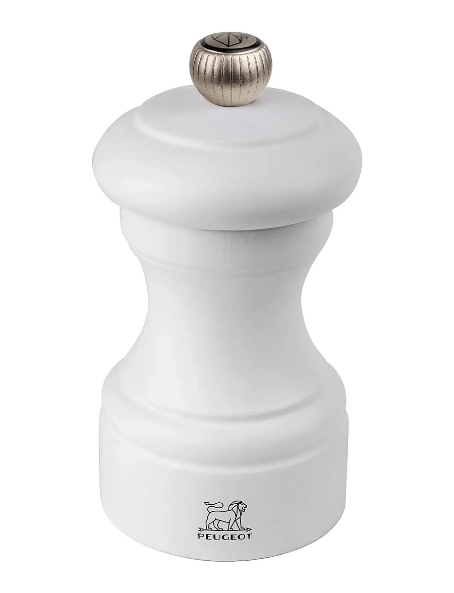 Peugeot - Bistro peberkværn træ hvid mat 10 cm - salz- & pfefferstreuer - matte white - 0