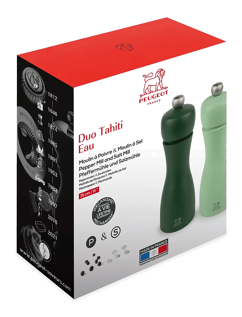 Peugeot - Tahiti Duo - salz- & pfefferstreuer - water - 1