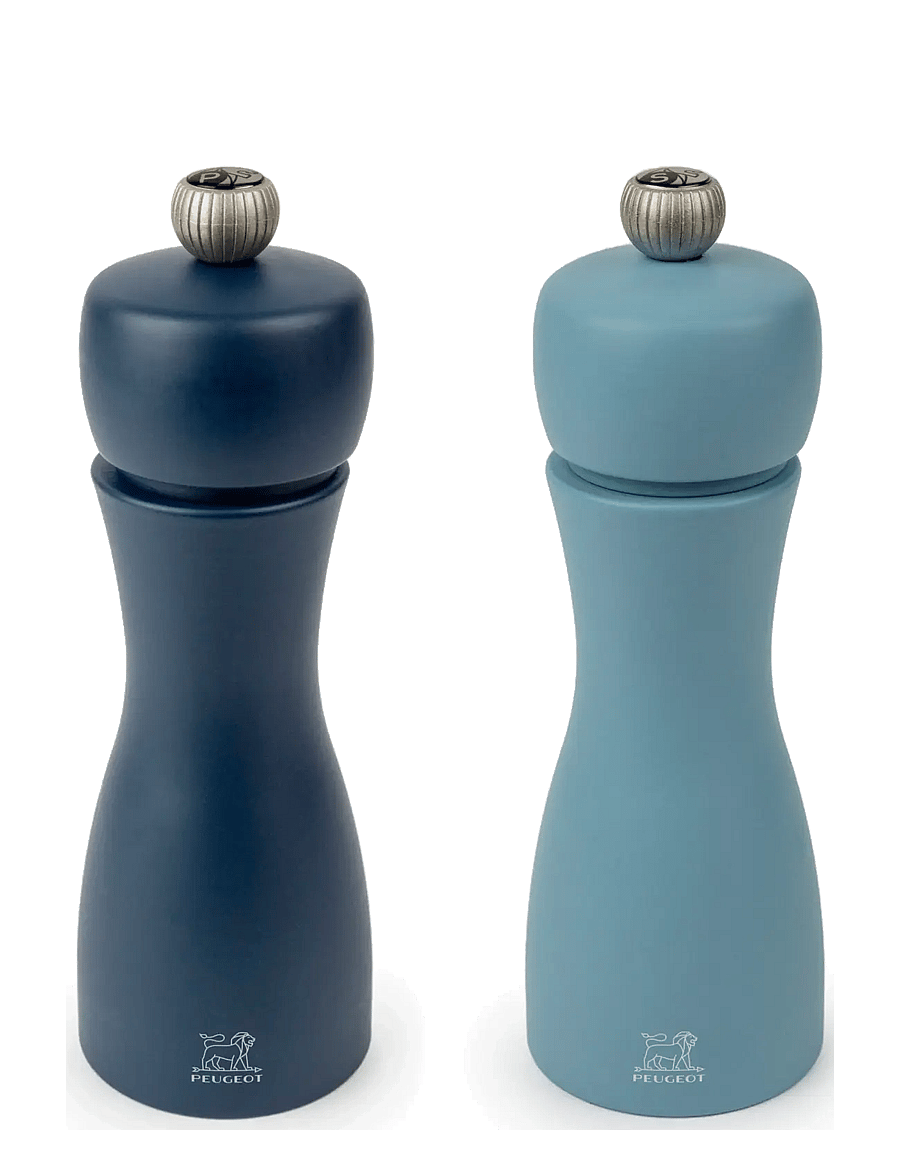 Peugeot - Tahiti duo lyseblå + mørkeblå 15cm - soola- ja pipraveskid - air - 0