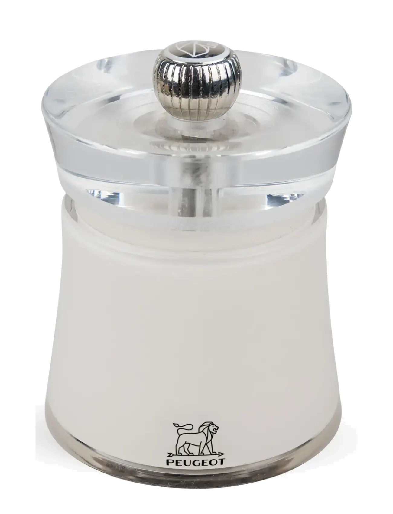 Peugeot Bali Saltkværn Z akryl/sort 8 cm - Grinders - ACRYLIC/BLANC / white