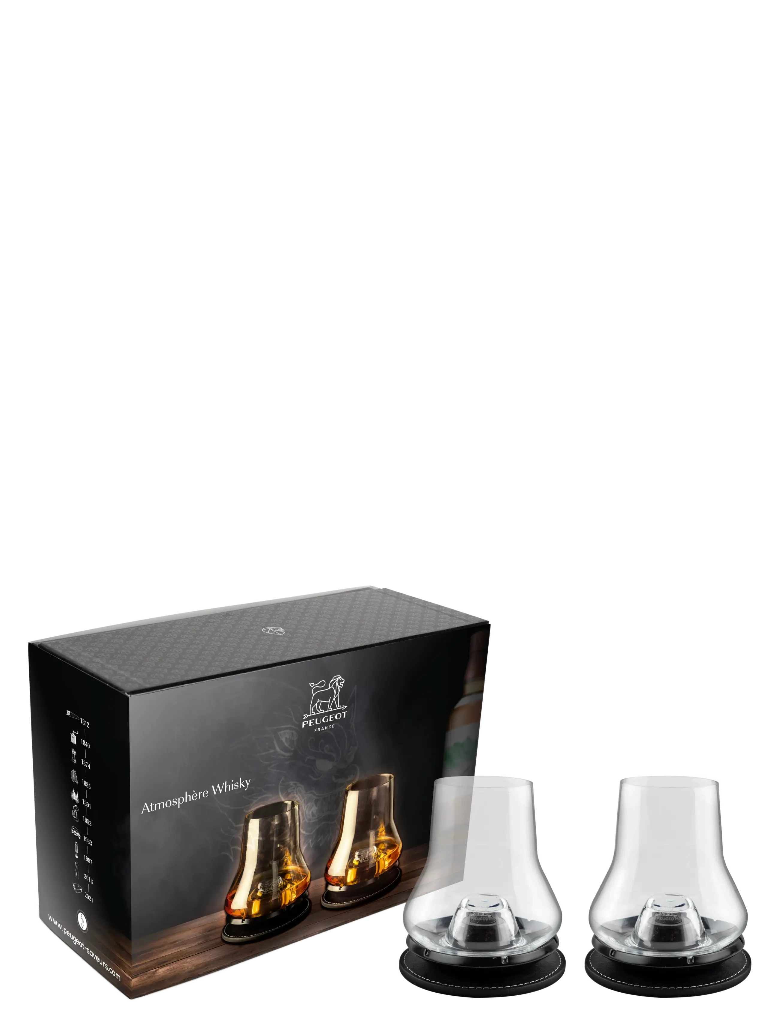 Peugeot Atmosphere Spirits, 75 CL, Glass, Schwarz - Whiskey & Cognac Homeware