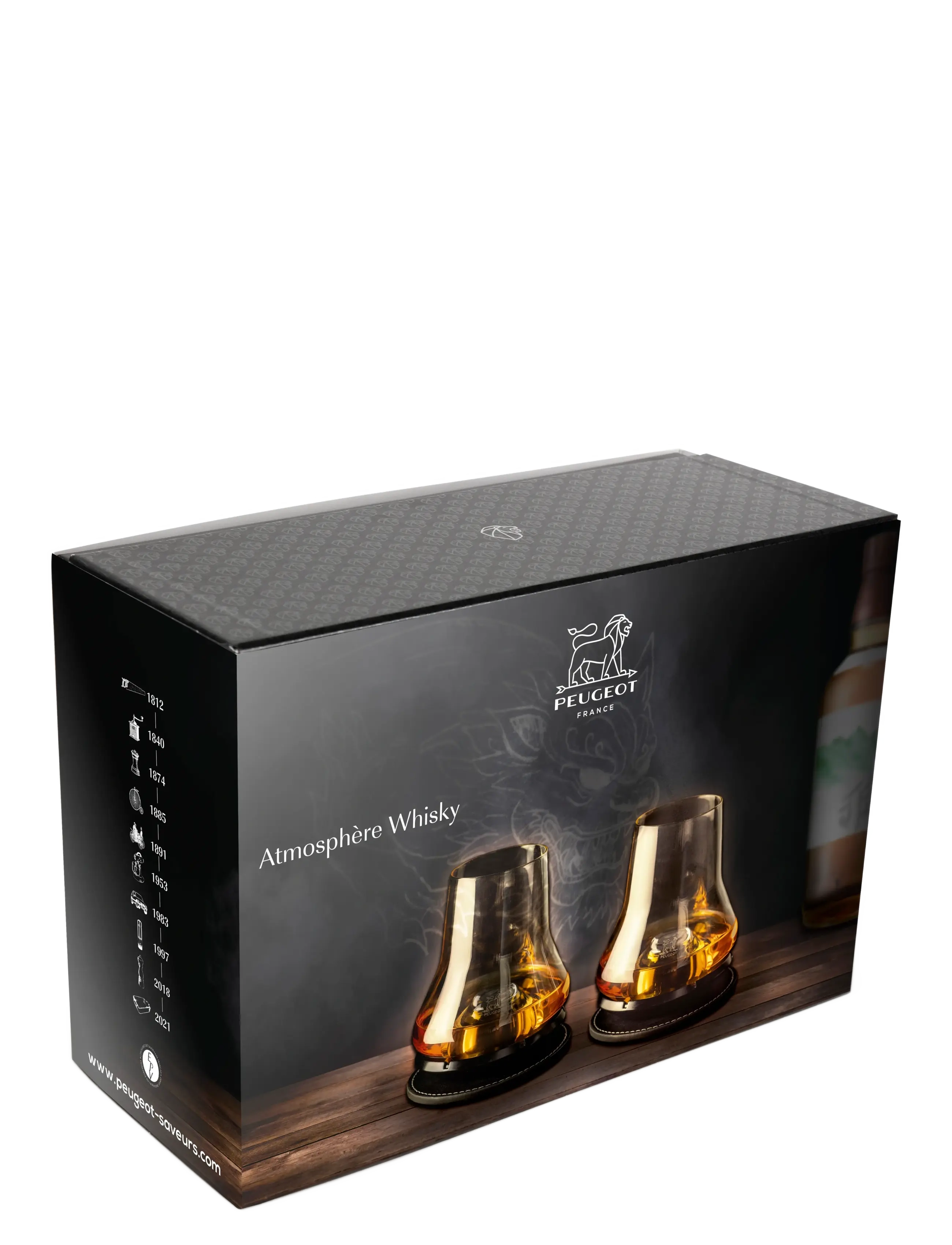 Peugeot - Atmosphere Spirits - whiskey- & cognacgläser und schwenker - black - 1