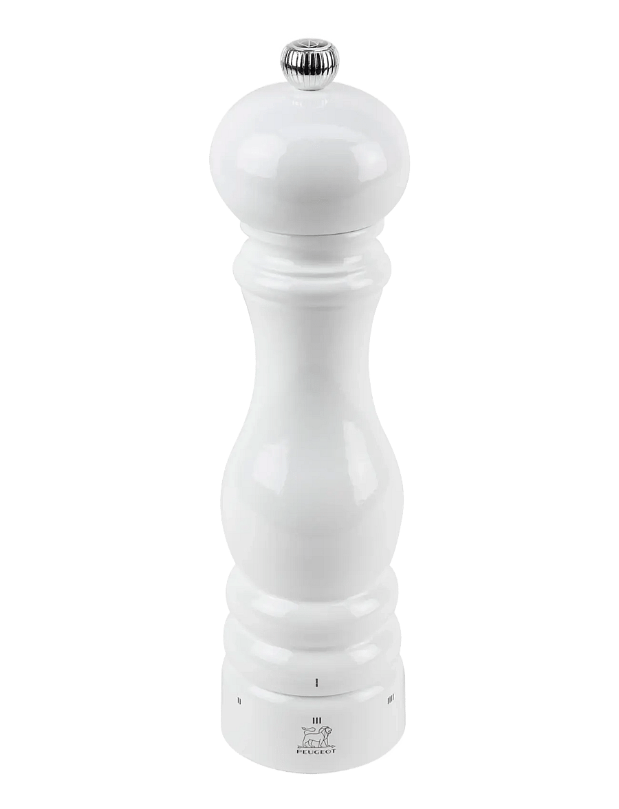 Peugeot - paris saltkværn u'select Z, træ, hvidlakeret, 22 cm - soola- ja pipraveskid - white lacquered - 1