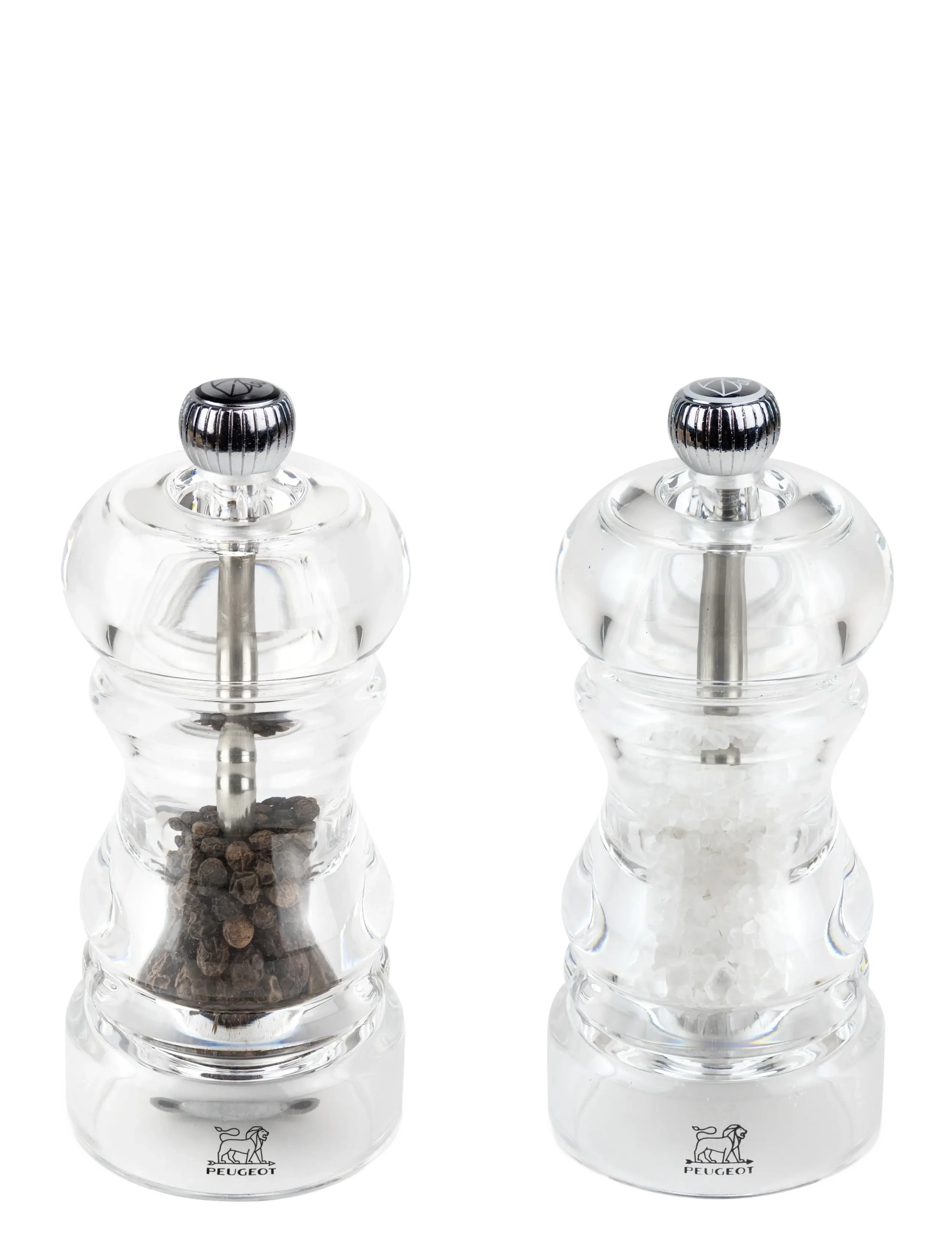 Peugeot Nancy Set PM + SM Acrylic 12 cm - Salz- & Pfefferstreuer - ACRYLIC / clear