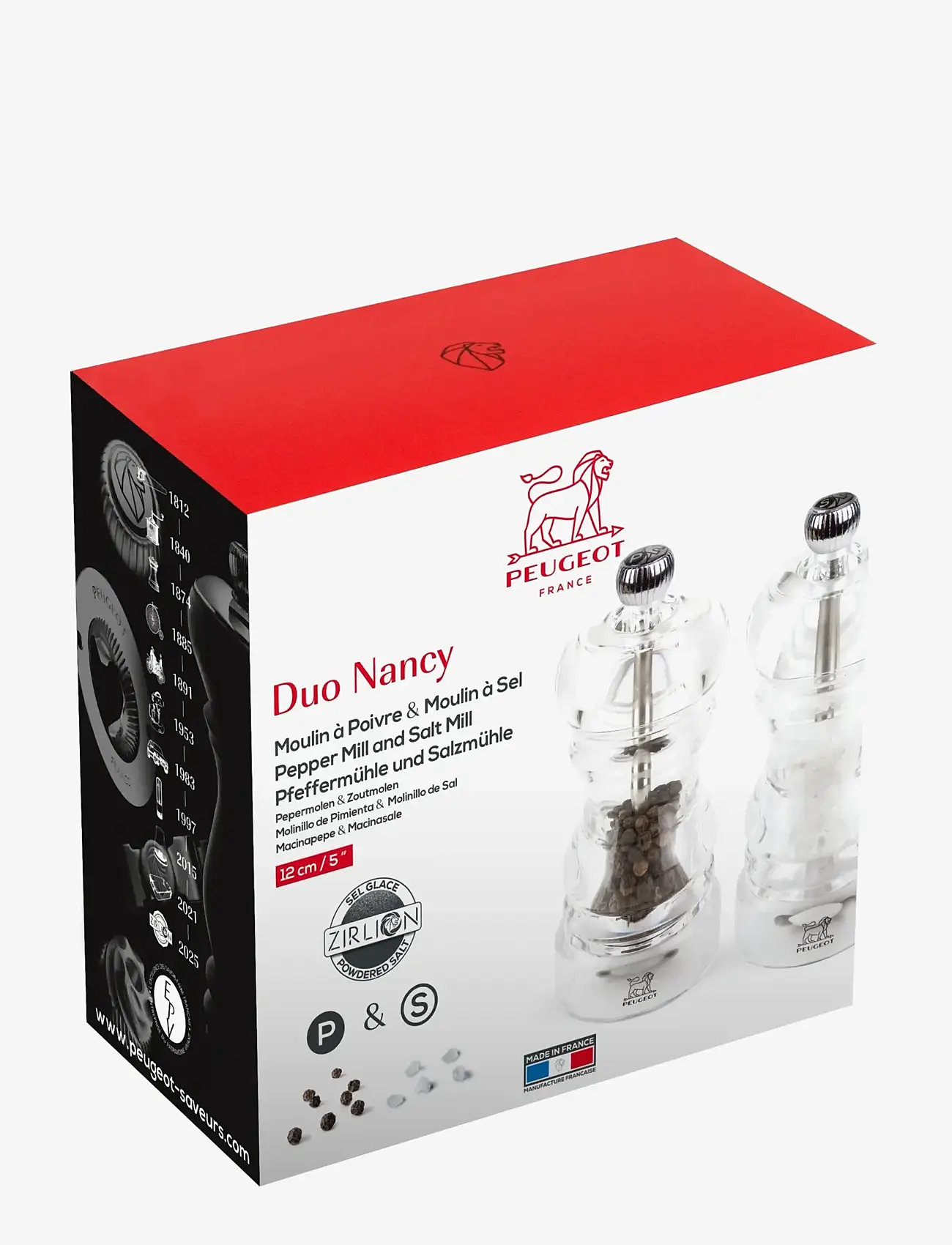 Peugeot - Nancy Set PM + SM Acrylic 12 cm - köp efter pris - acrylic - 1