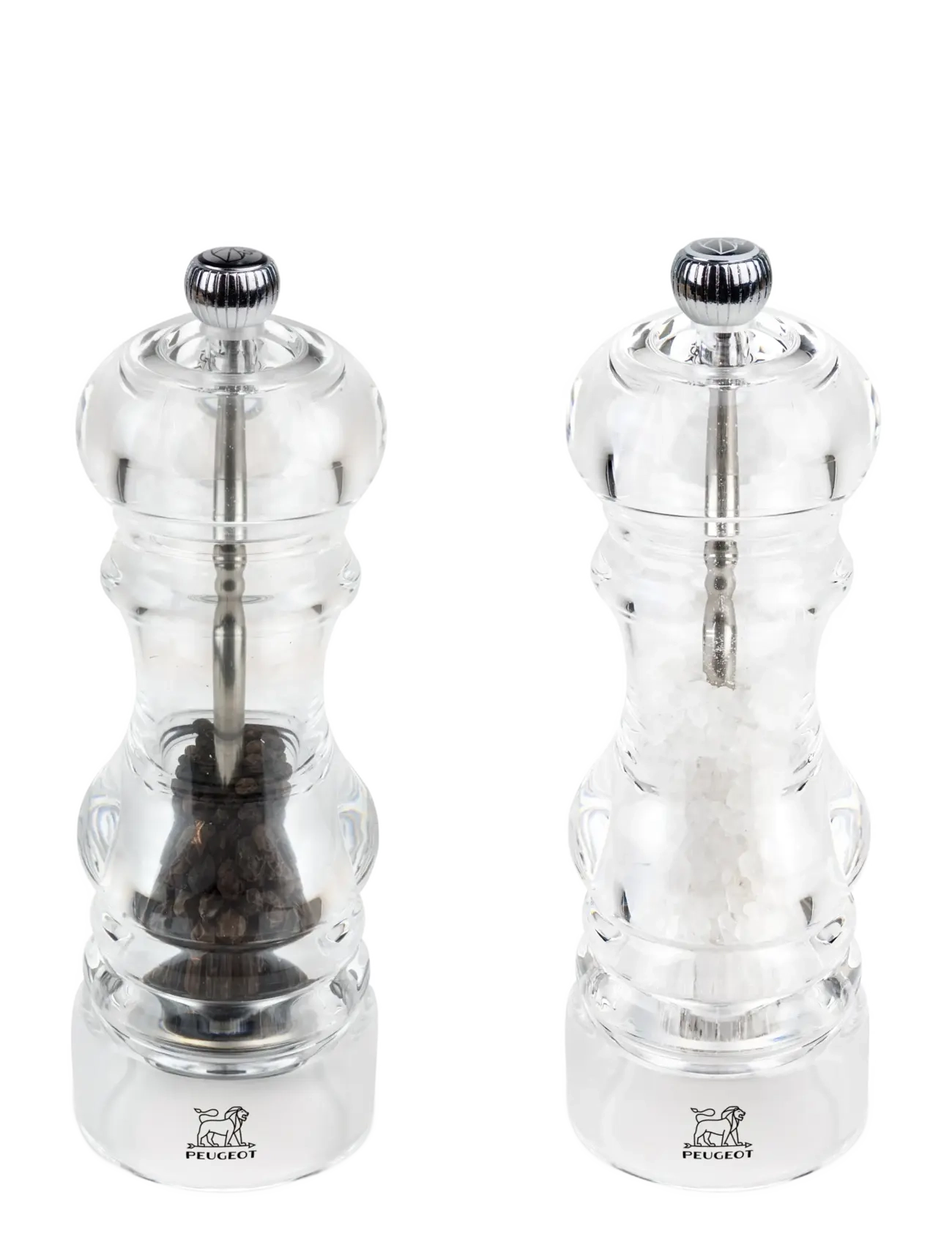Peugeot Nancy duo PM / SM acrylic 18 cm - Salz- & Pfefferstreuer - ACRYLIC / clear