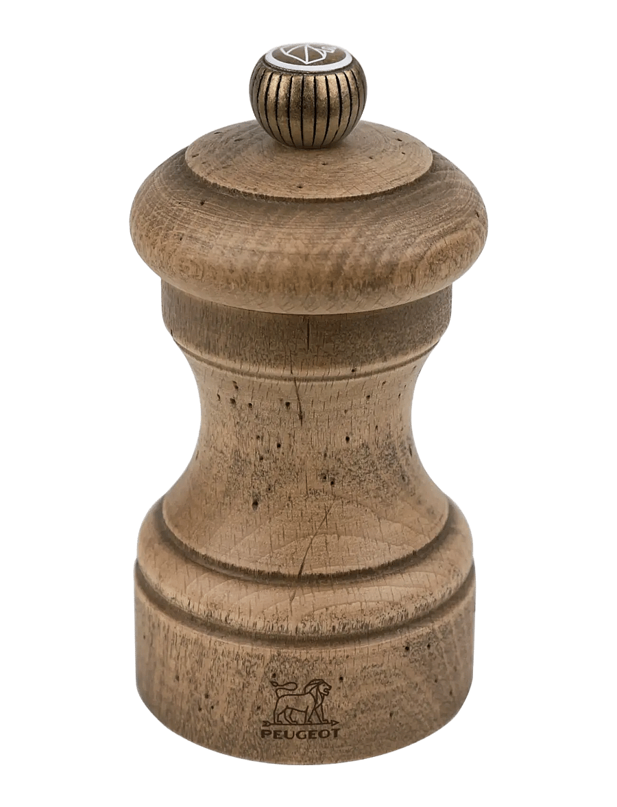 Peugeot - Bistro Antik Saltkværn, Træ, Mat Antik 10 cm - soola- ja pipraveskid - antique - 0