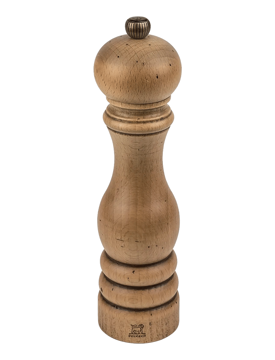 Peugeot - Paris Antik Peberkværn ,Træ, Mat Antik 22 cm - druskos ir pipirų malūnėliai - antique - 1