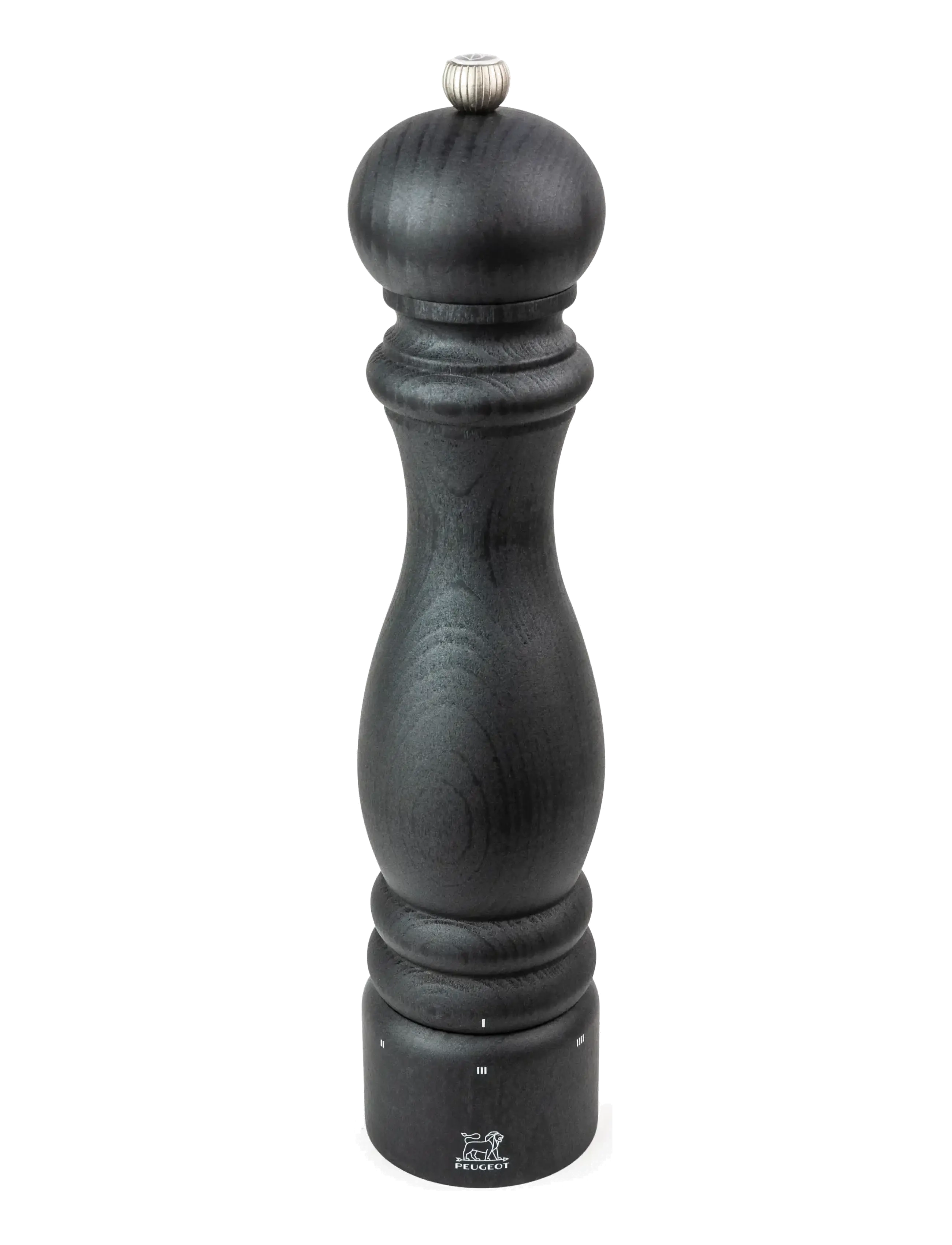 Peugeot paris saltkværn u'select Z rustfrit stål, 18 cm - Peugeot - STAINLESS STEEL / black