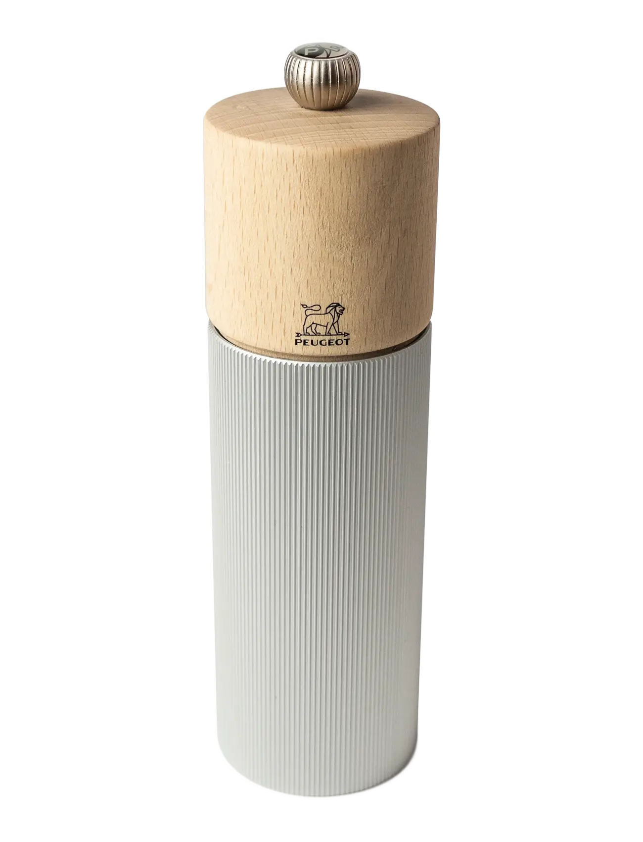 Peugeot Line Pepper Mill  - Salz- & Pfefferstreuer - ALUMINIUM & NATURE / silver