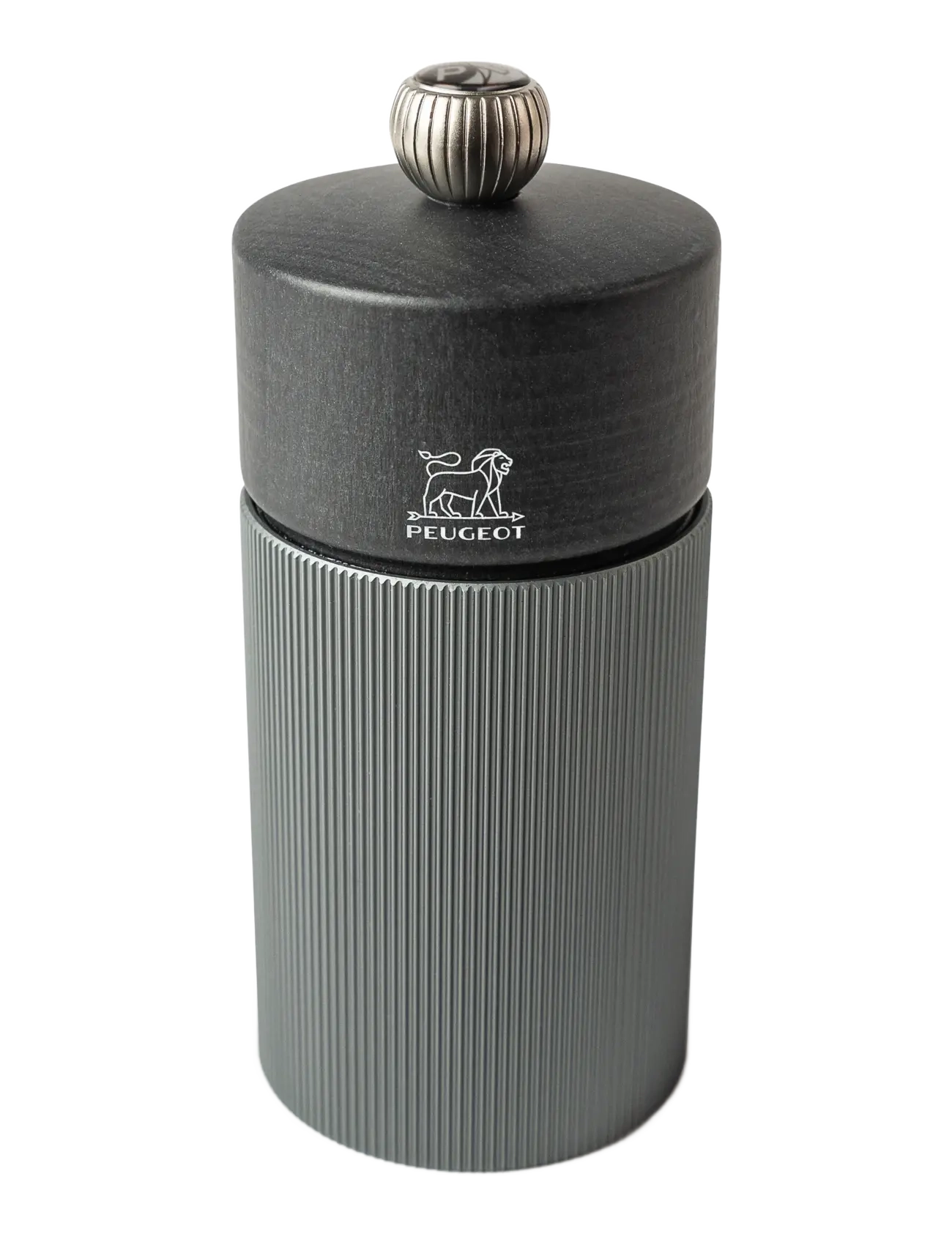 Peugeot Line Aluminium Carbon Peberkværn 12Cm, Spice Kværn, Grå, Str: 12 CM