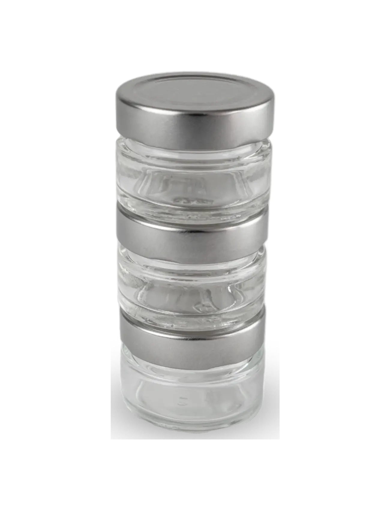 Peugeot Sæt Med 3 Maestro Glas, 13 cm, Kitchen Storage, Silber - Jars, Homeware