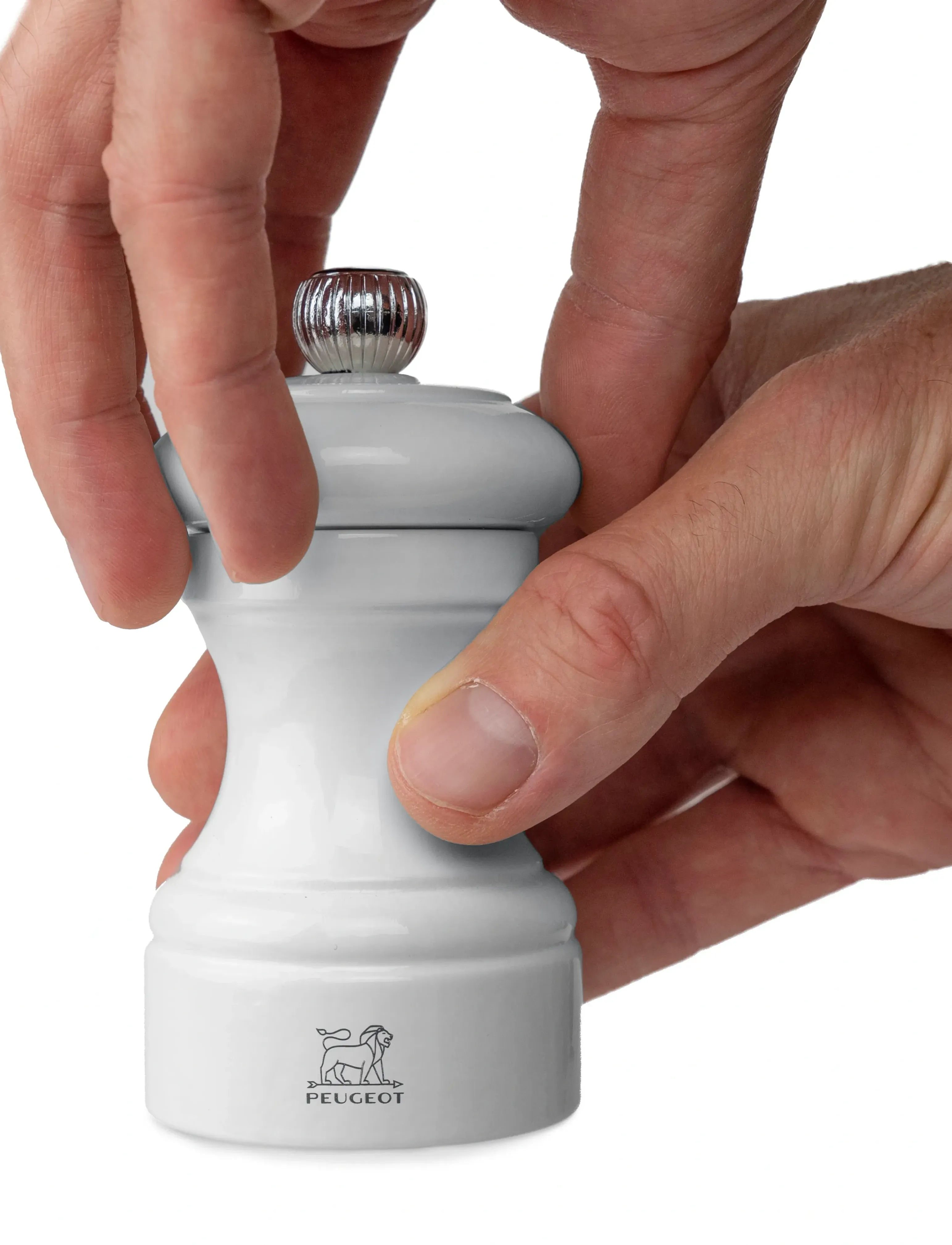 Peugeot Bistro Saltkværn Perlegrå Lakeret 10Cm, 10 cm, Grinders, Weiß - Spice Homeware