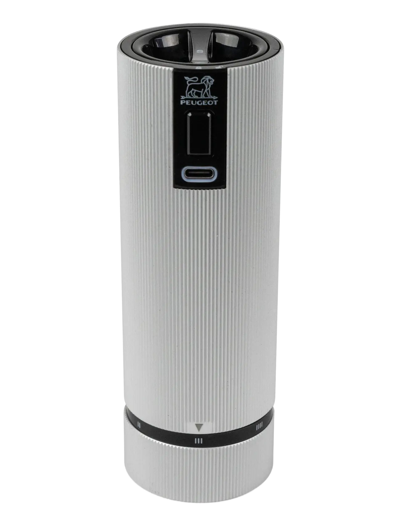 line elektrisk saltkværn Z aluminium 15cm - ALUMINIUM