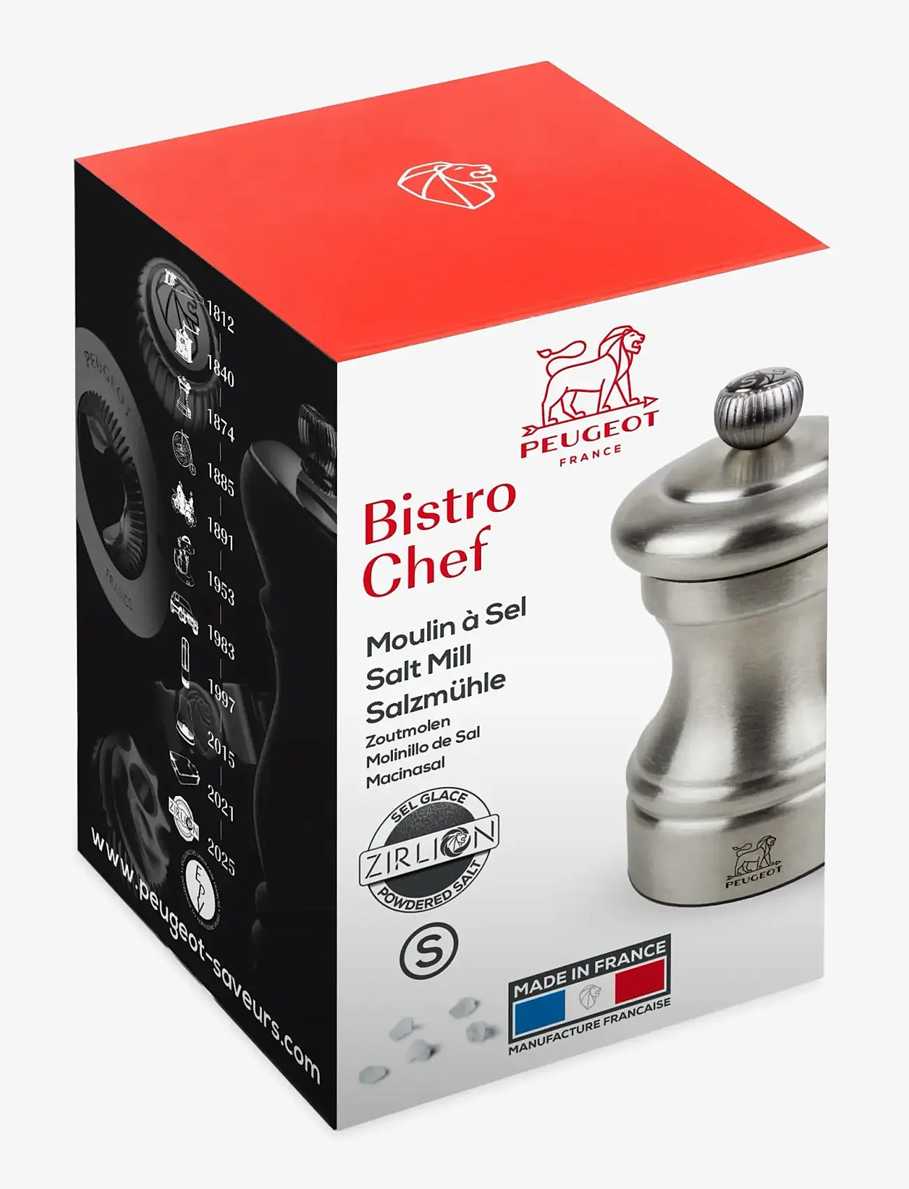 Peugeot - Bistro Chef salt grinder glossy shiny Z 10cm - soola- ja pipraveskid - steel - 1