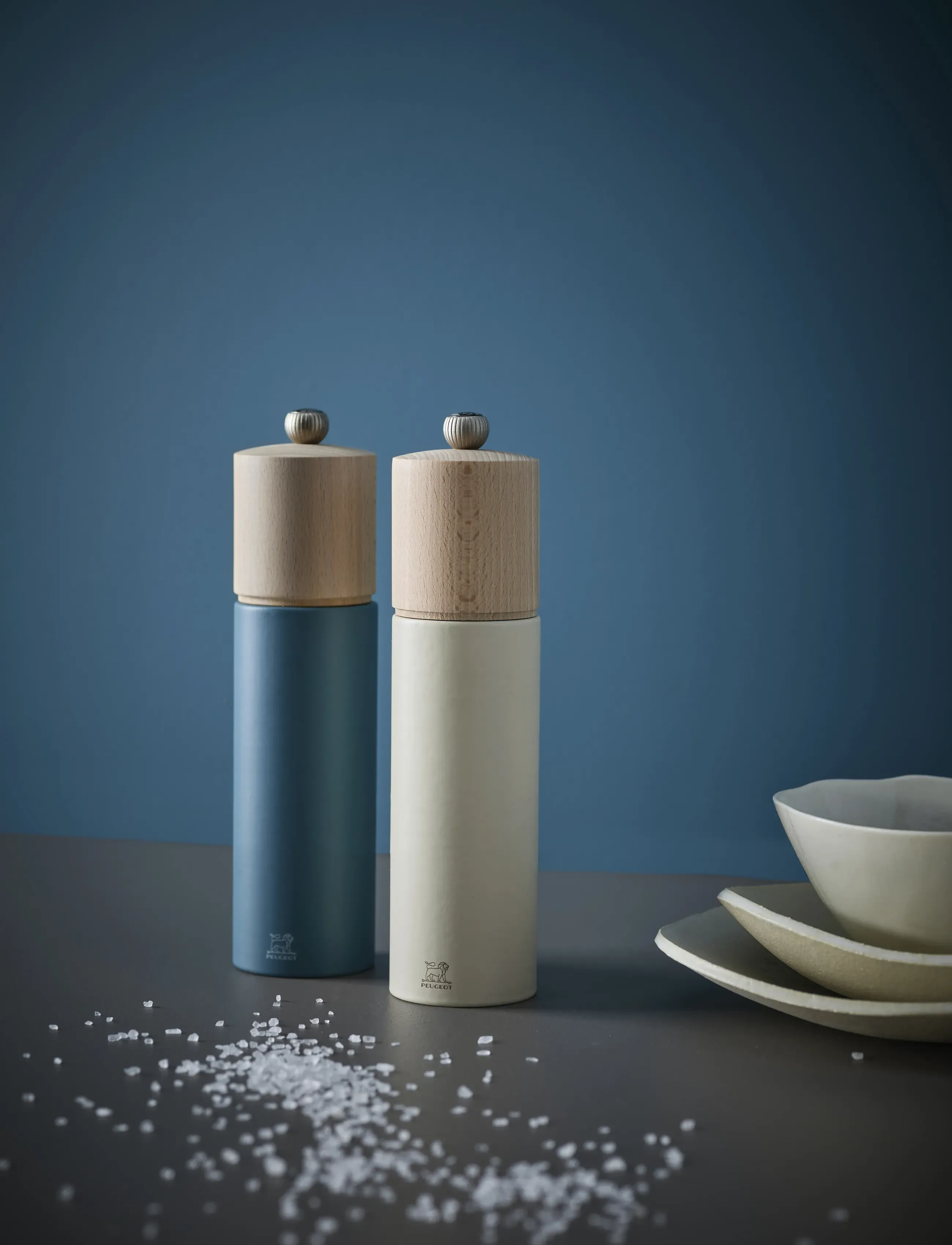Peugeot Boreal Saltkværn Feather White 21 Cm, cm, Grinders, Creme - Spice Homeware