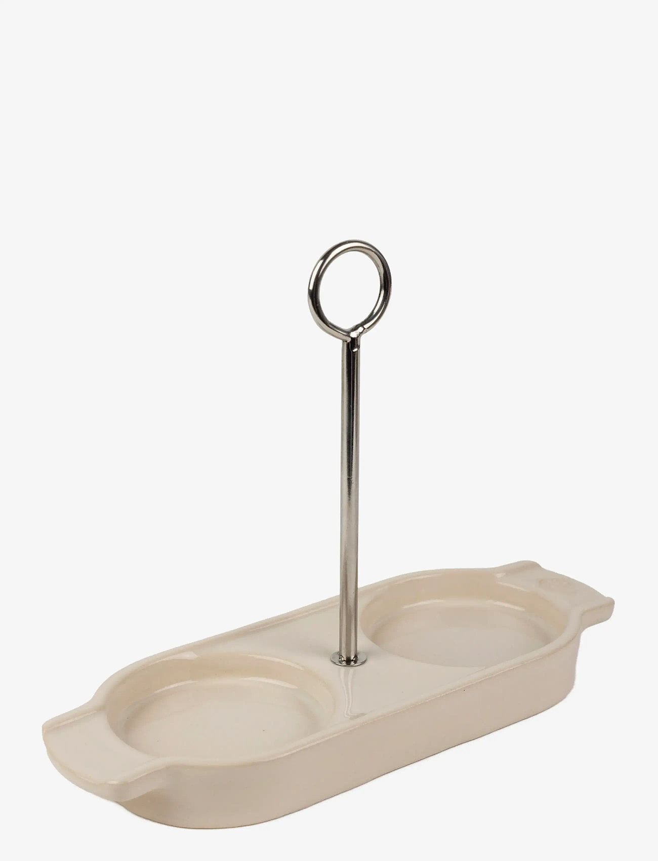 Peugeot - Linea ceramic tray with handle, cream white - shop by price - ecru - 0