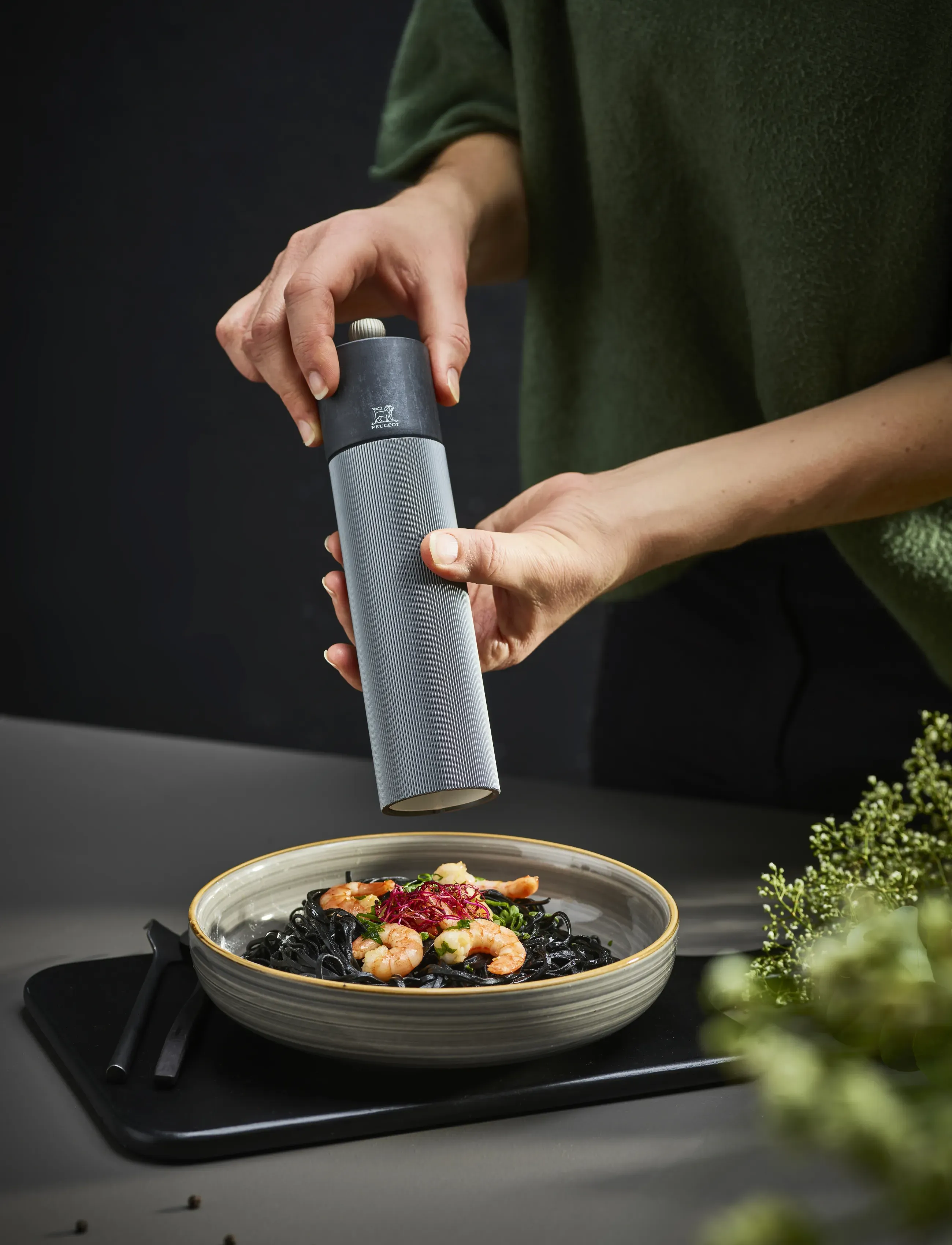 Peugeot Line Peberkværn 22 Cm Carbon, cm, Grinders, Grau - Spice Homeware