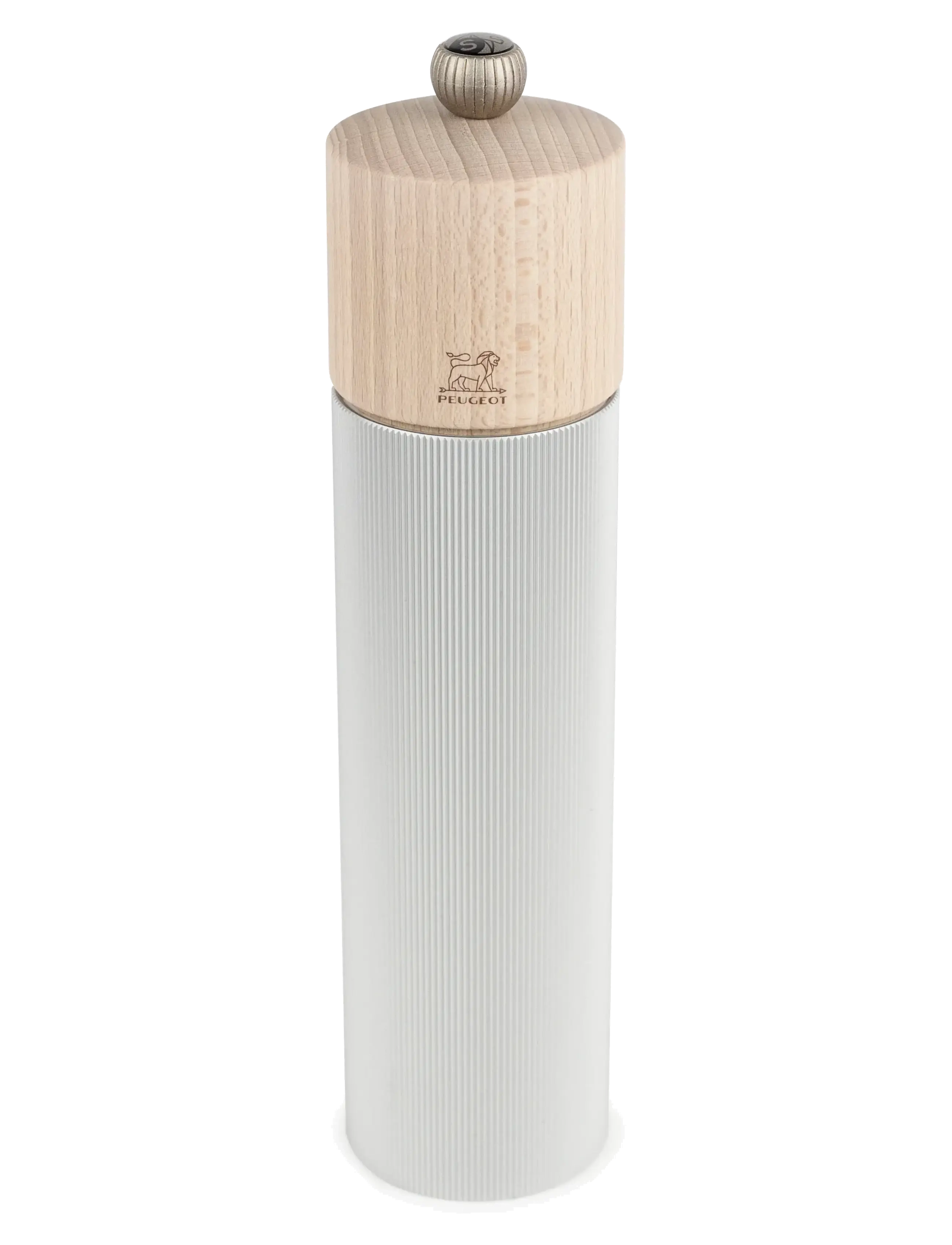 Peugeot Line Saltkværn Z Natur 22 Cm, Salt- og peberbøsse, Sølv, Str: 22 CM