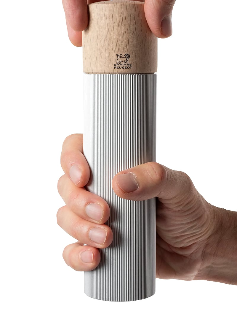 Peugeot - Line Salt Grinder - salz- & pfefferstreuer - aluminium & nature - 1