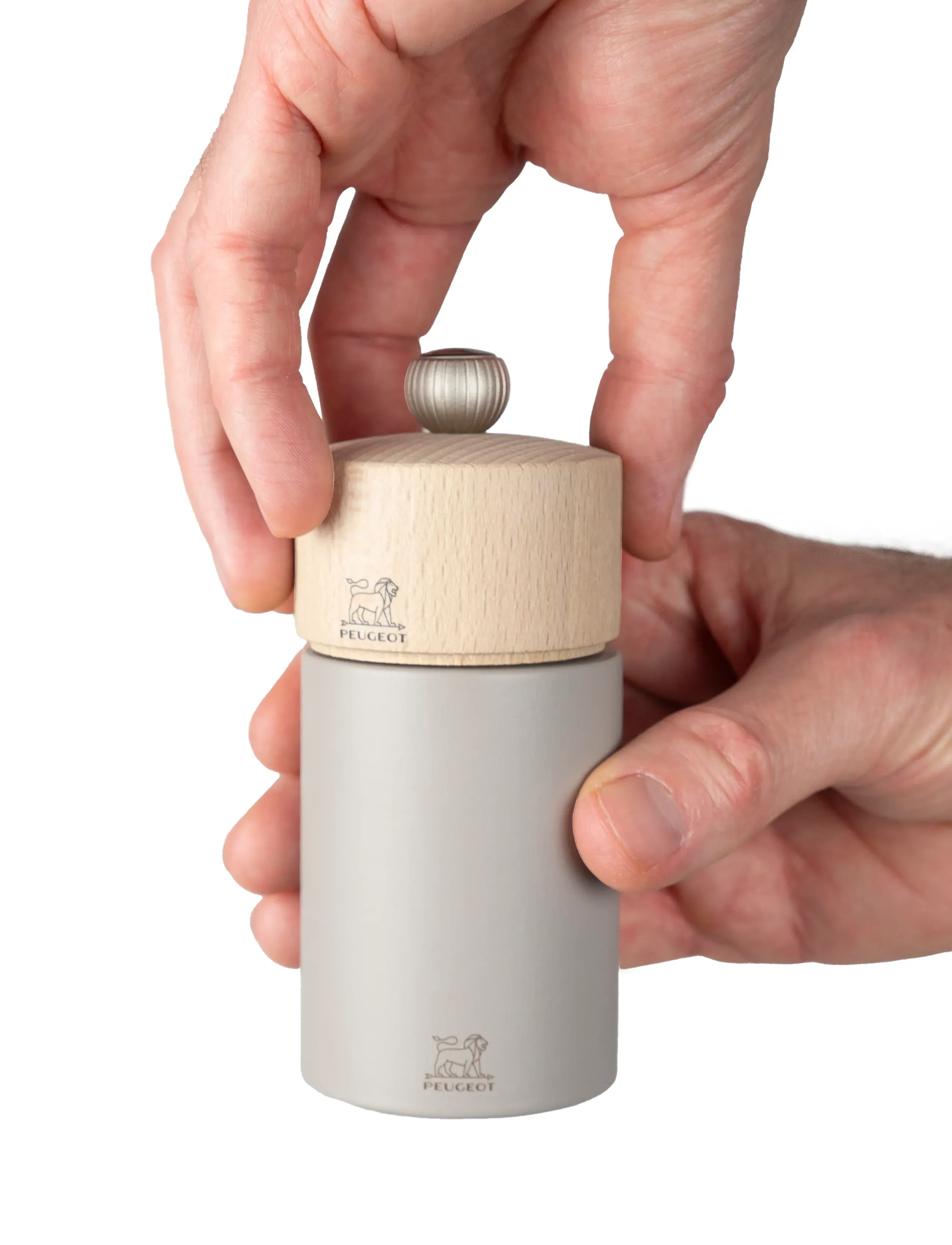 Peugeot Boreal Saltkværn Pebble Grey 12 Cm, cm, Grinders, Grau - Spice Homeware