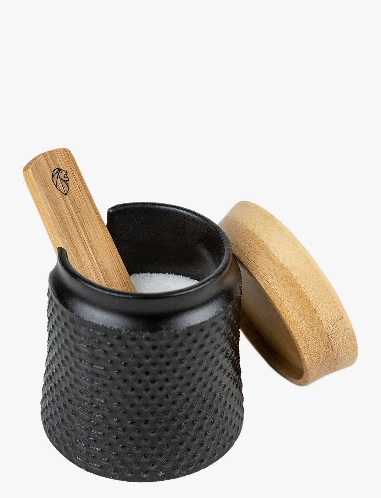 Peugeot - Bali Saltkar Sort Støbejern - kitchen jars - black - 1