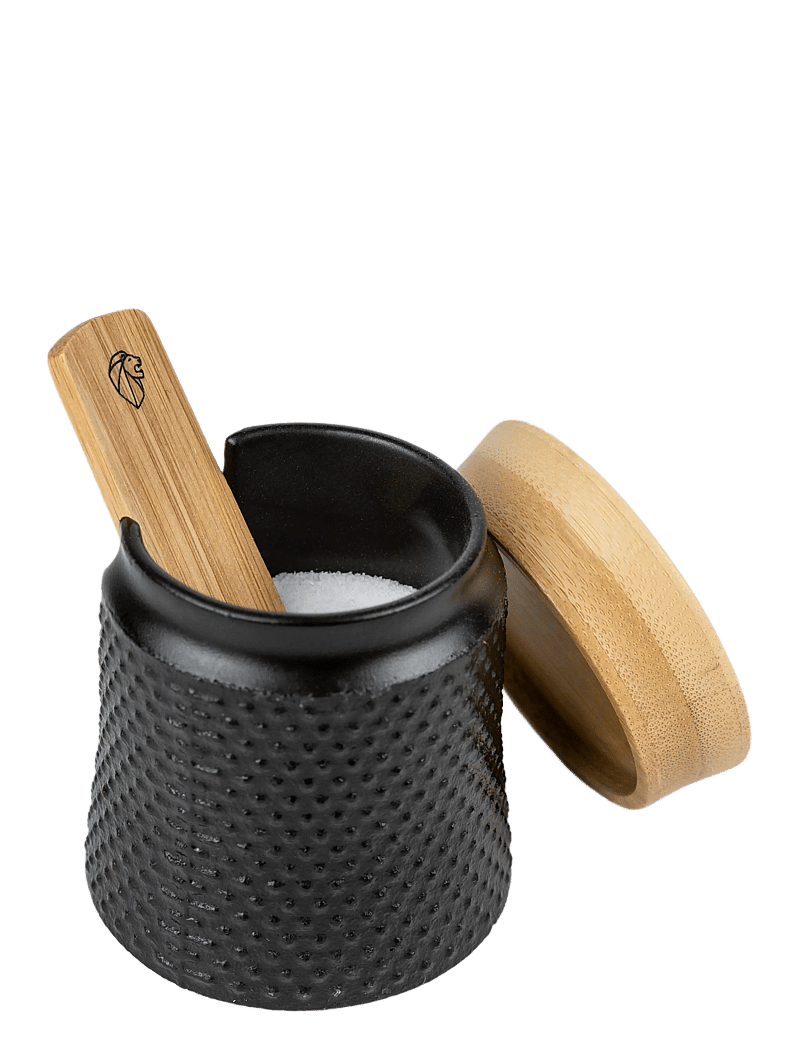 Peugeot - Bali Saltkar Sort Støbejern - kitchen jars - black - 1