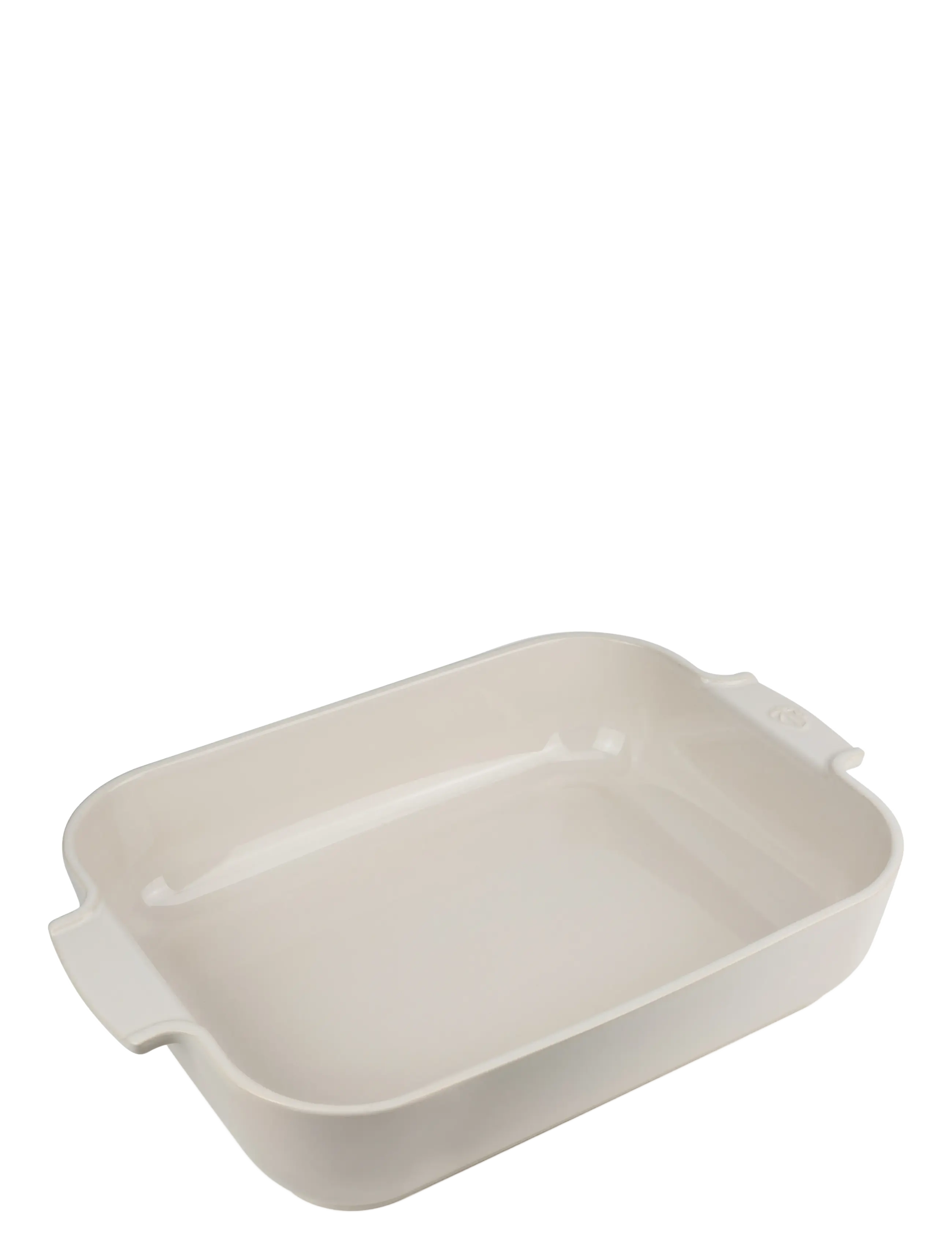 Peugeot Appolia Ceramic Rectangular Cream White 40 cm - Ugnsformar - ECRU / cream