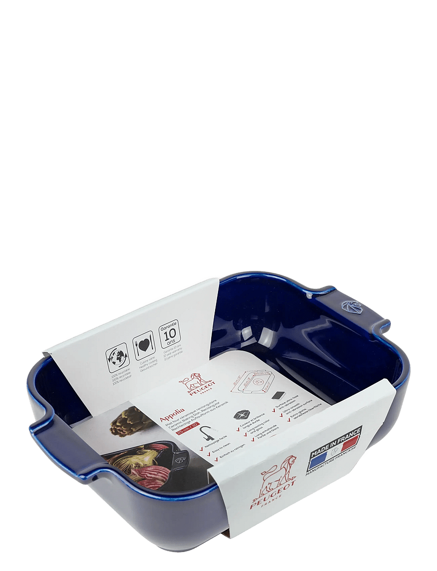 Peugeot - Appolia Keramisk Rektangulær 25 cm Blå - ofenformen - blue - 1