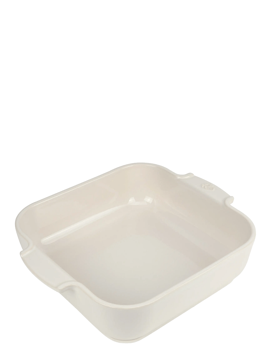 Peugeot - Appolia Keramik Firkantet cremehvid 28 cm - brotbackformen - ecru - 0