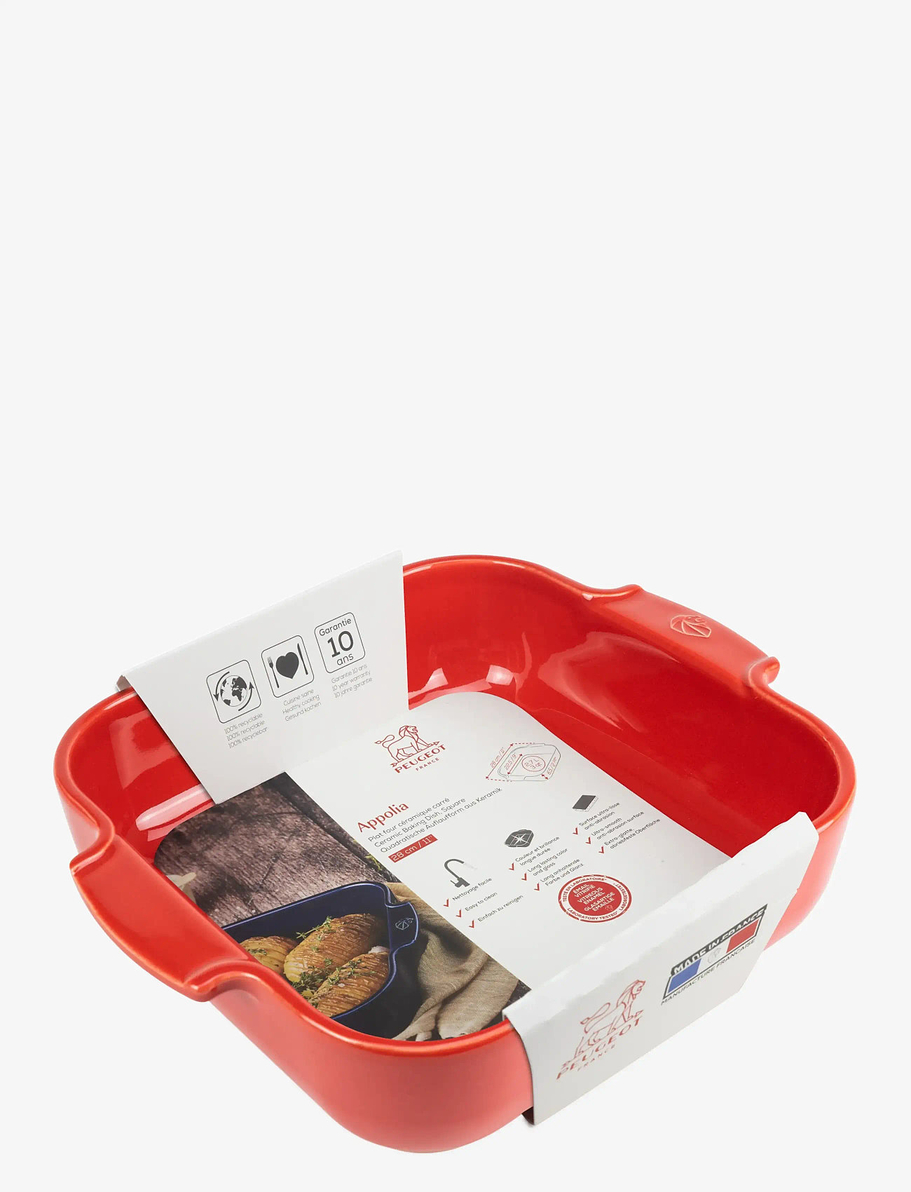 Peugeot - Appolia Ceramic Square - brödformar - red - 1