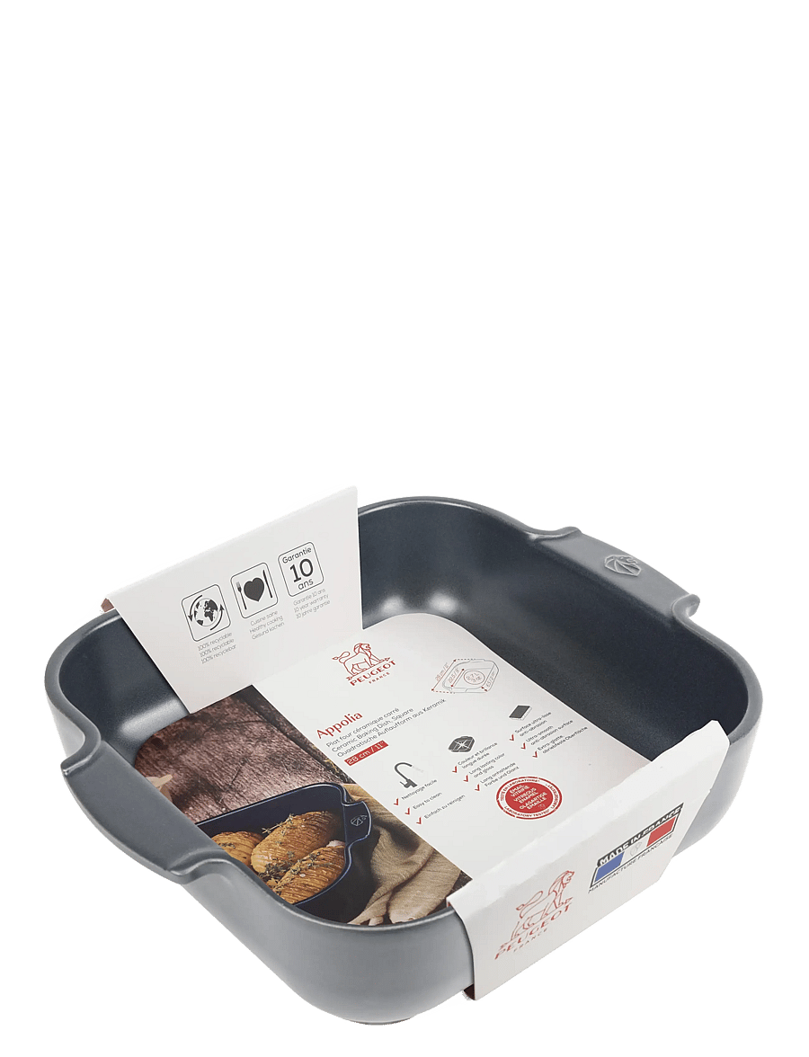 Peugeot - Appolia Keramik Firkantet Mat sort 28 cm - leivavormid - slate - 1