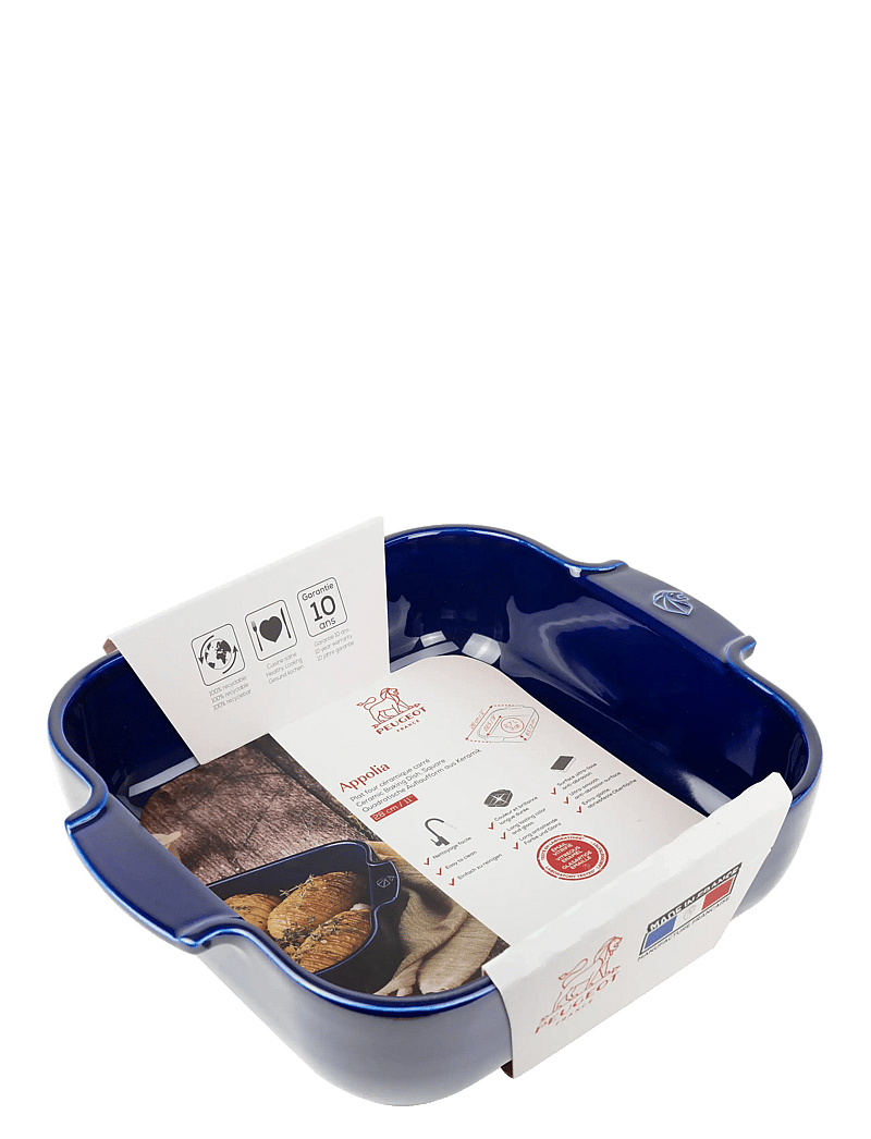 Peugeot - Appolia Keramik Firkantet blå 28 cm - leivavormid - blue - 1