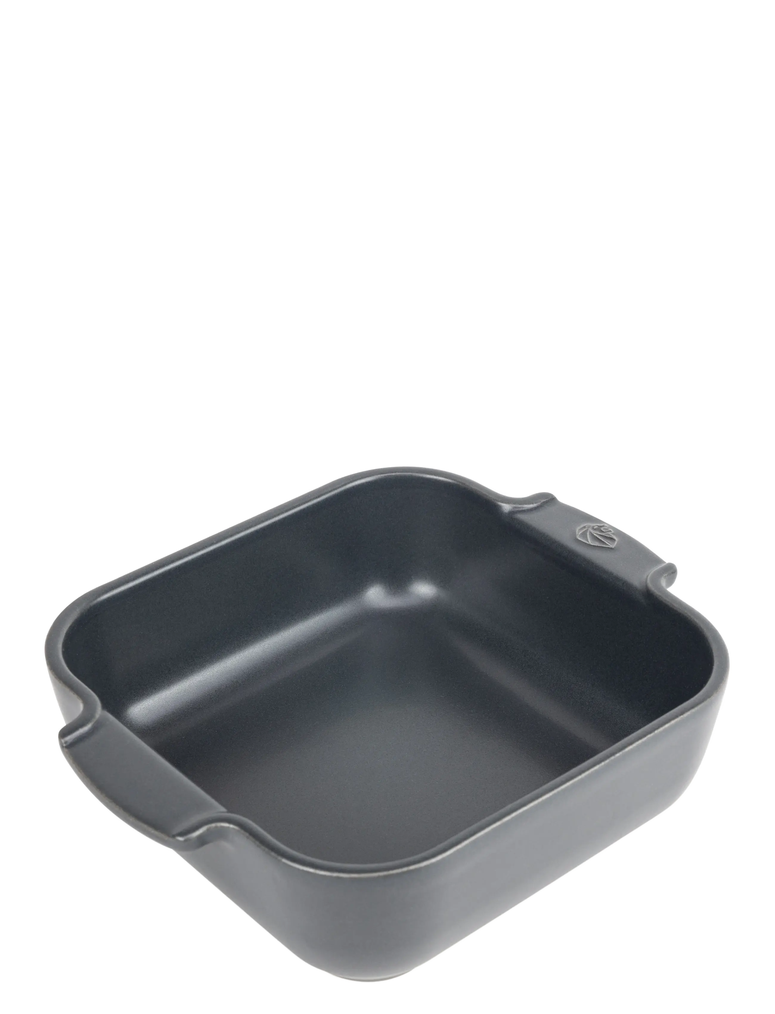 Peugeot Appolia Keramik Firkantet Mat Sort 21 Cm, 21X21 cm, Kitchen, Grau - Oven Molds, Homeware